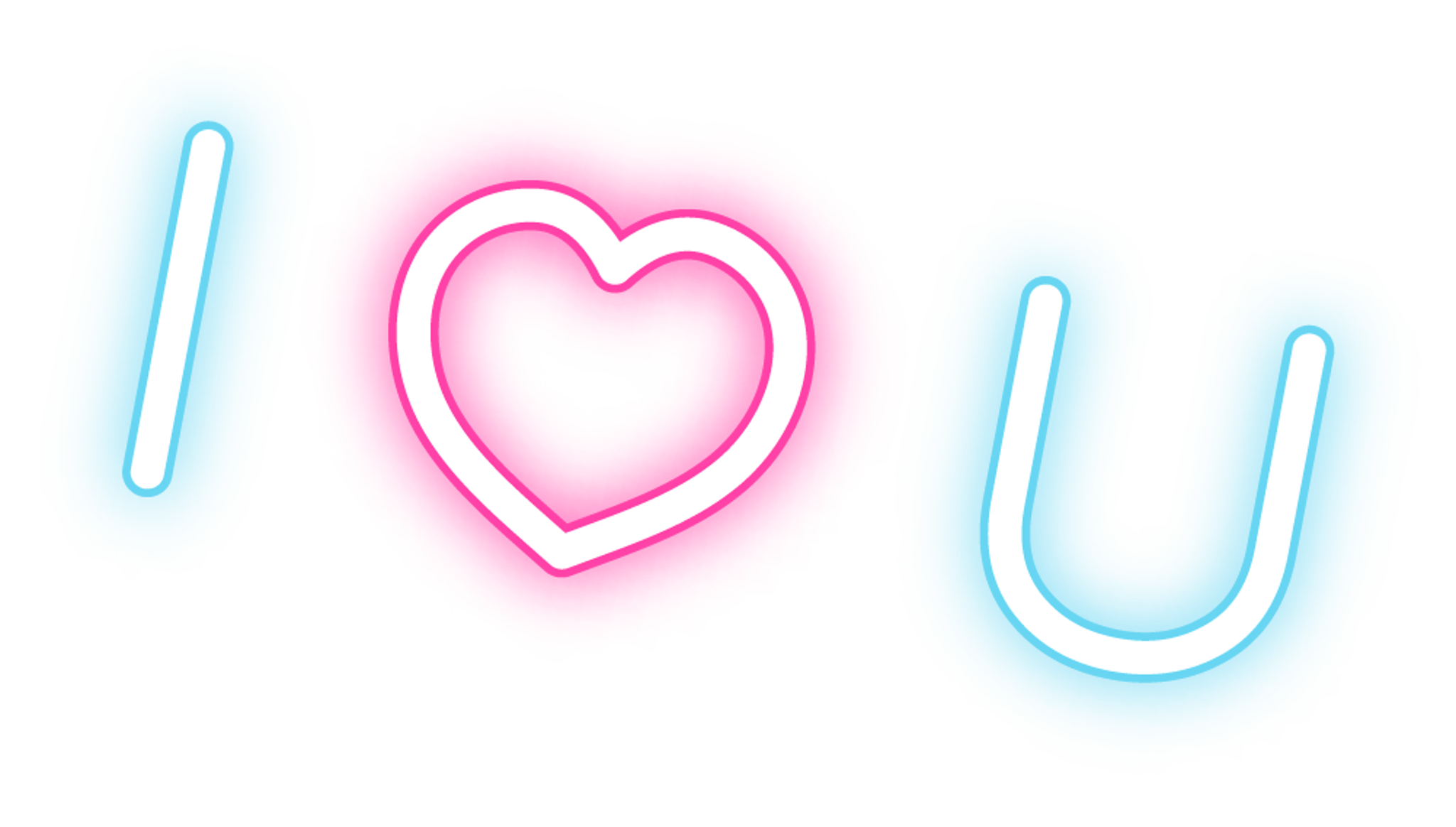 I Love You Neon Heart