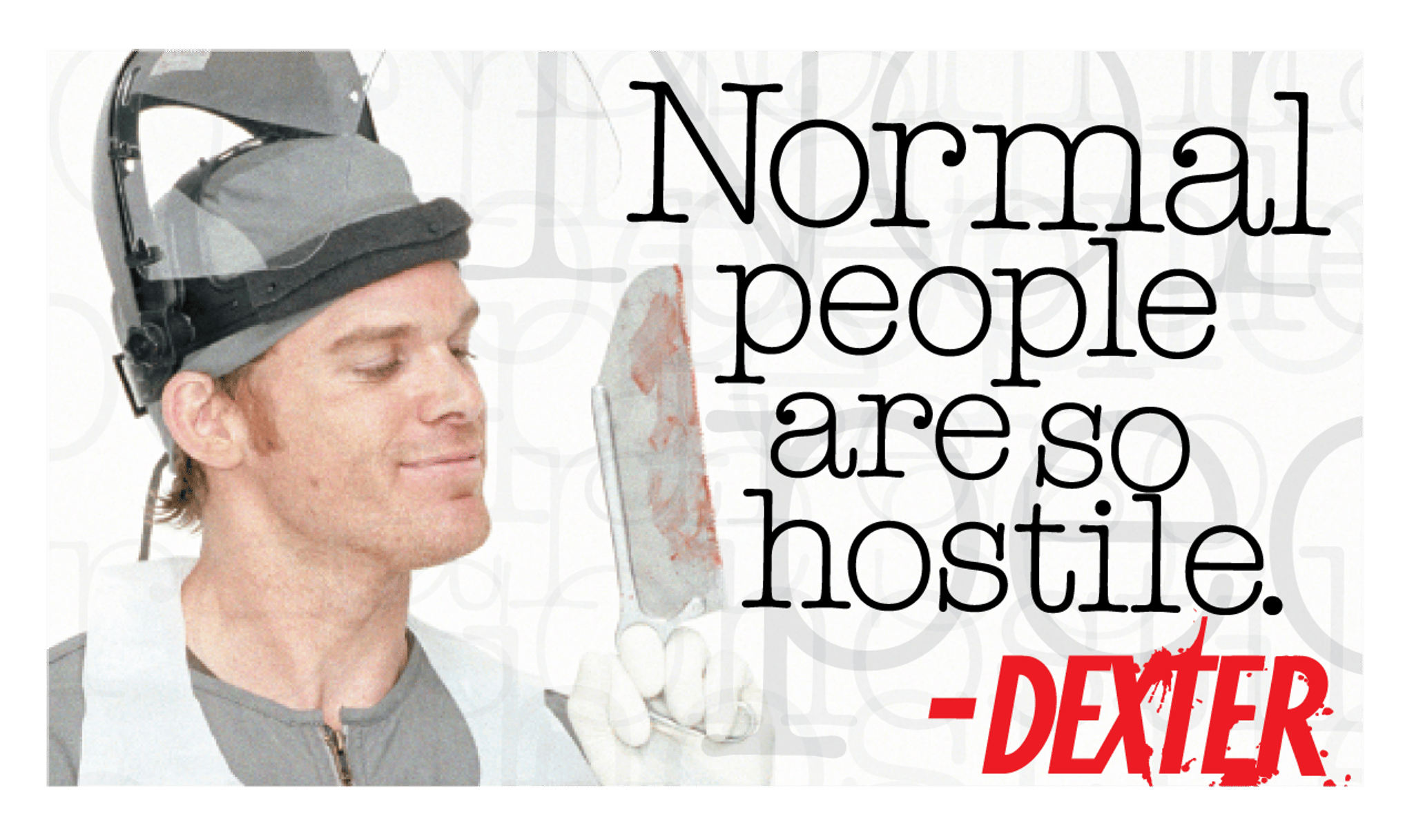 Normal People Are So Hostile