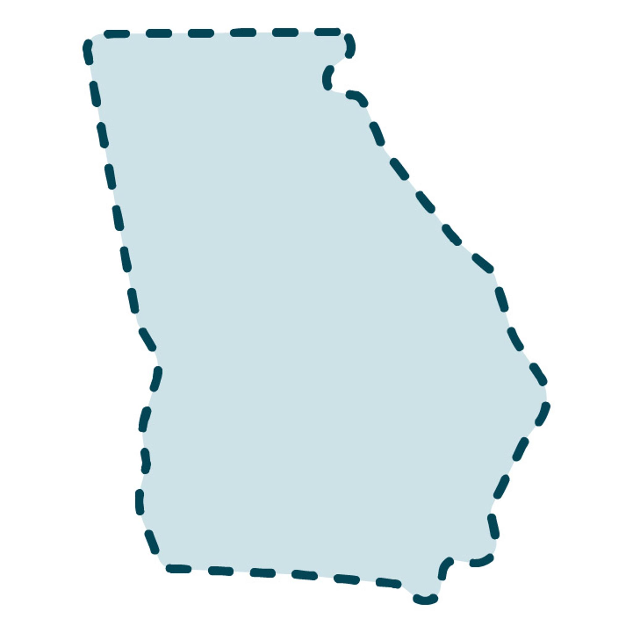 USA Georgia State Template