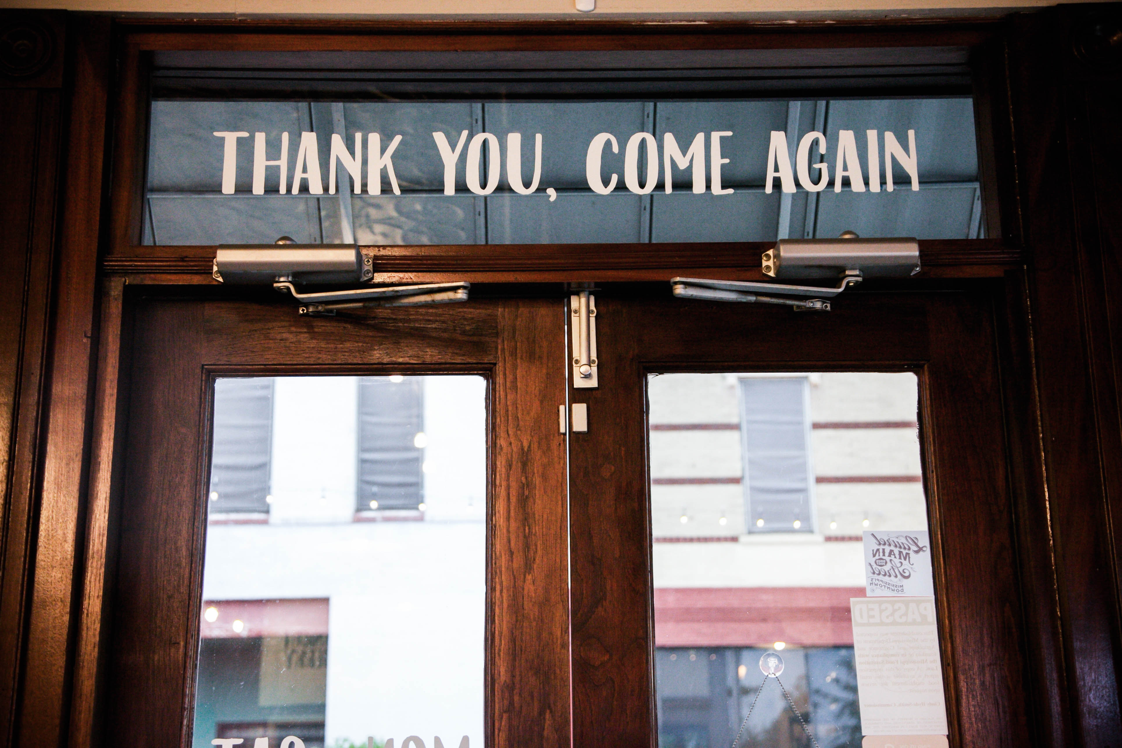 Knight Butcher custom vinyl lettering