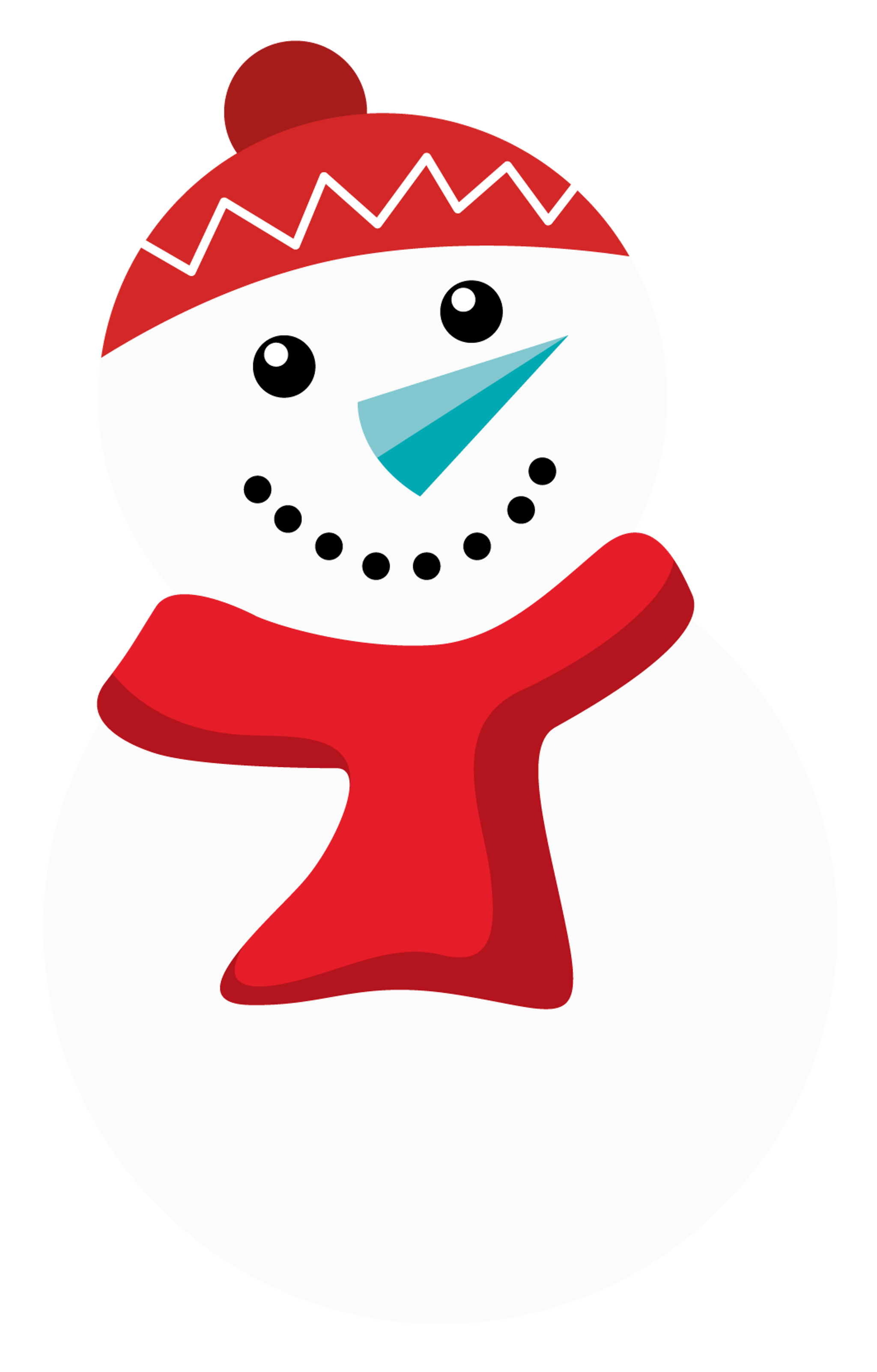 Snowman and Scarf