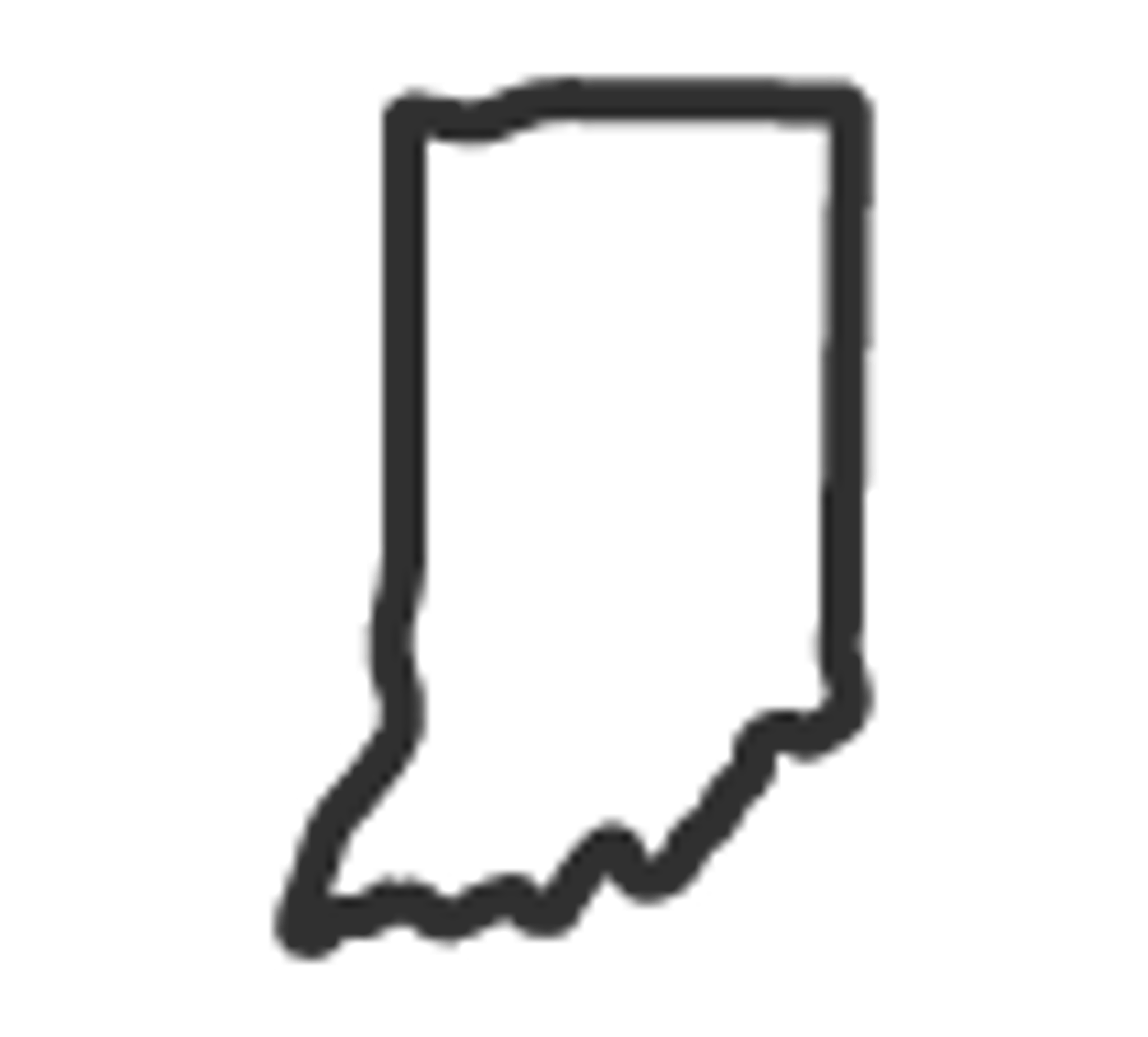 USA Indiana State Template