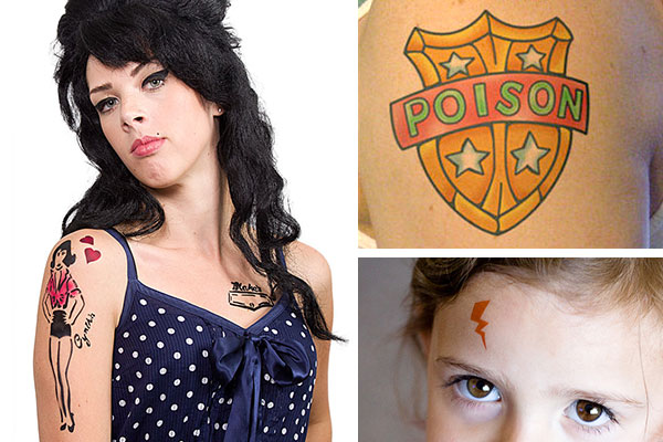 diy halloween costume, temporary tattoos, halloween costume, iron ons, kids costumes