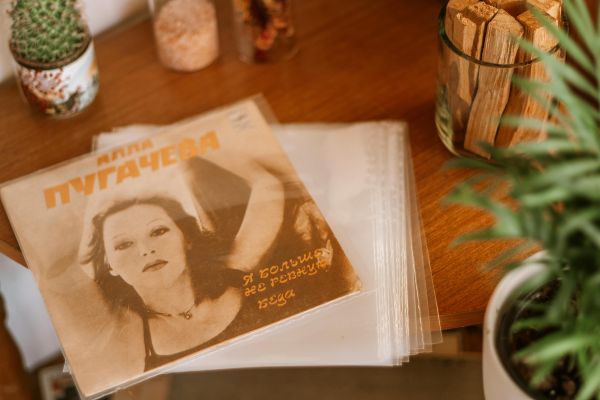 Transparent vinyl as a protective covering.