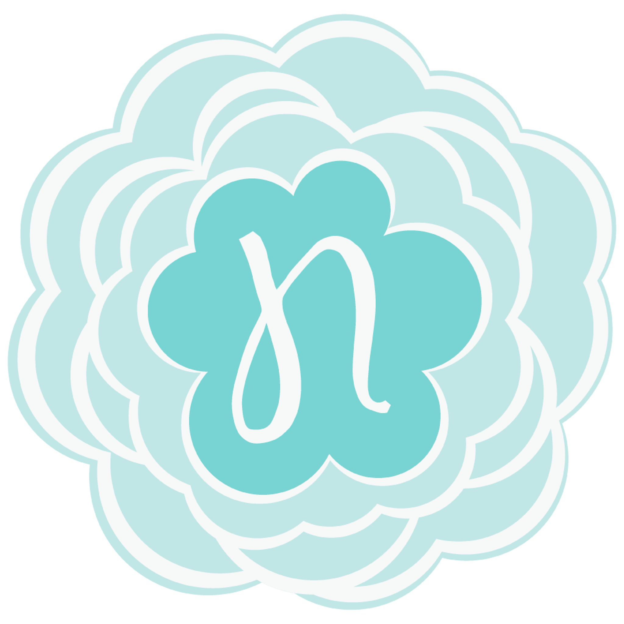 Letter N flower