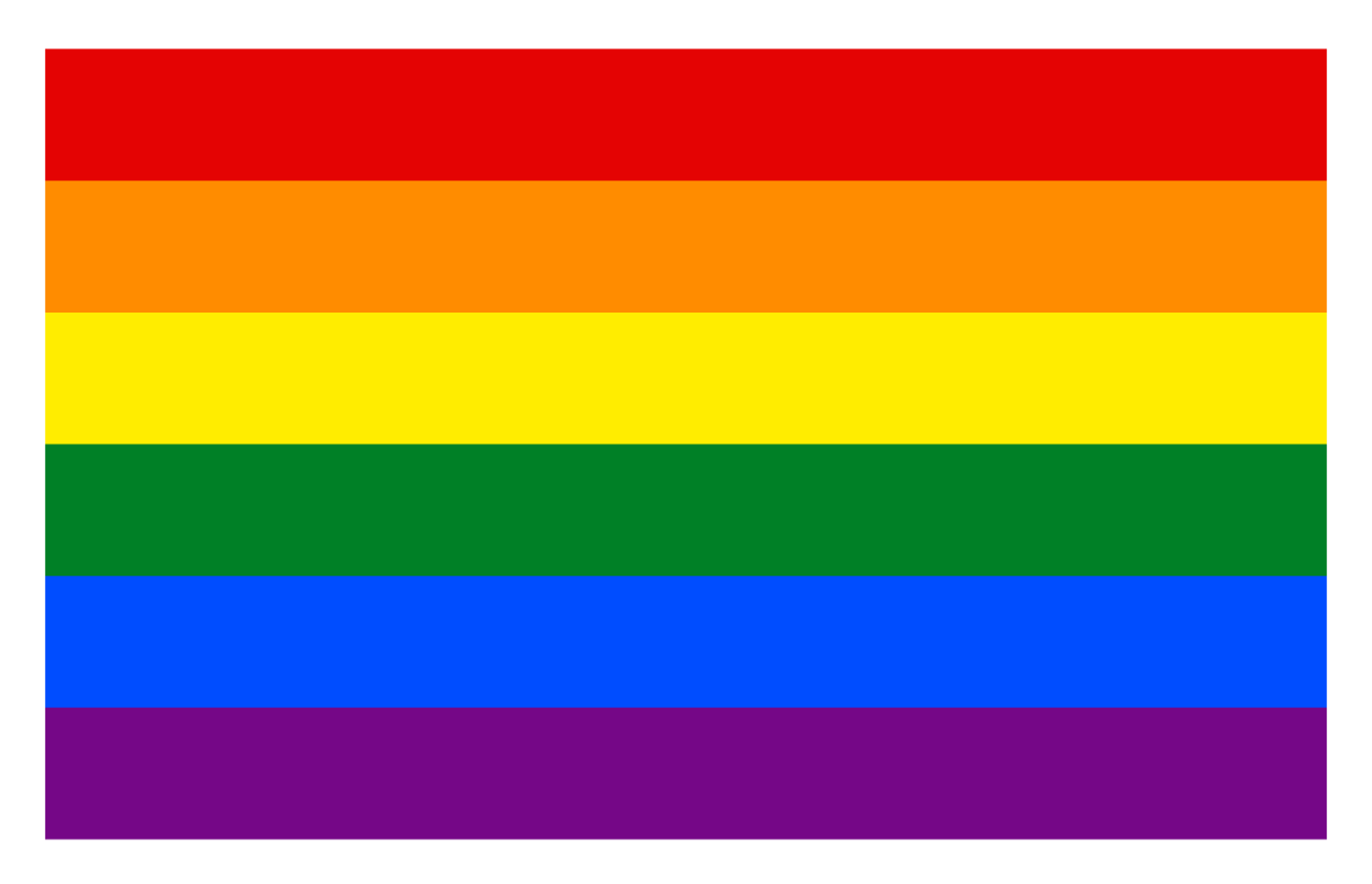 Rainbow Gay Pride Flag