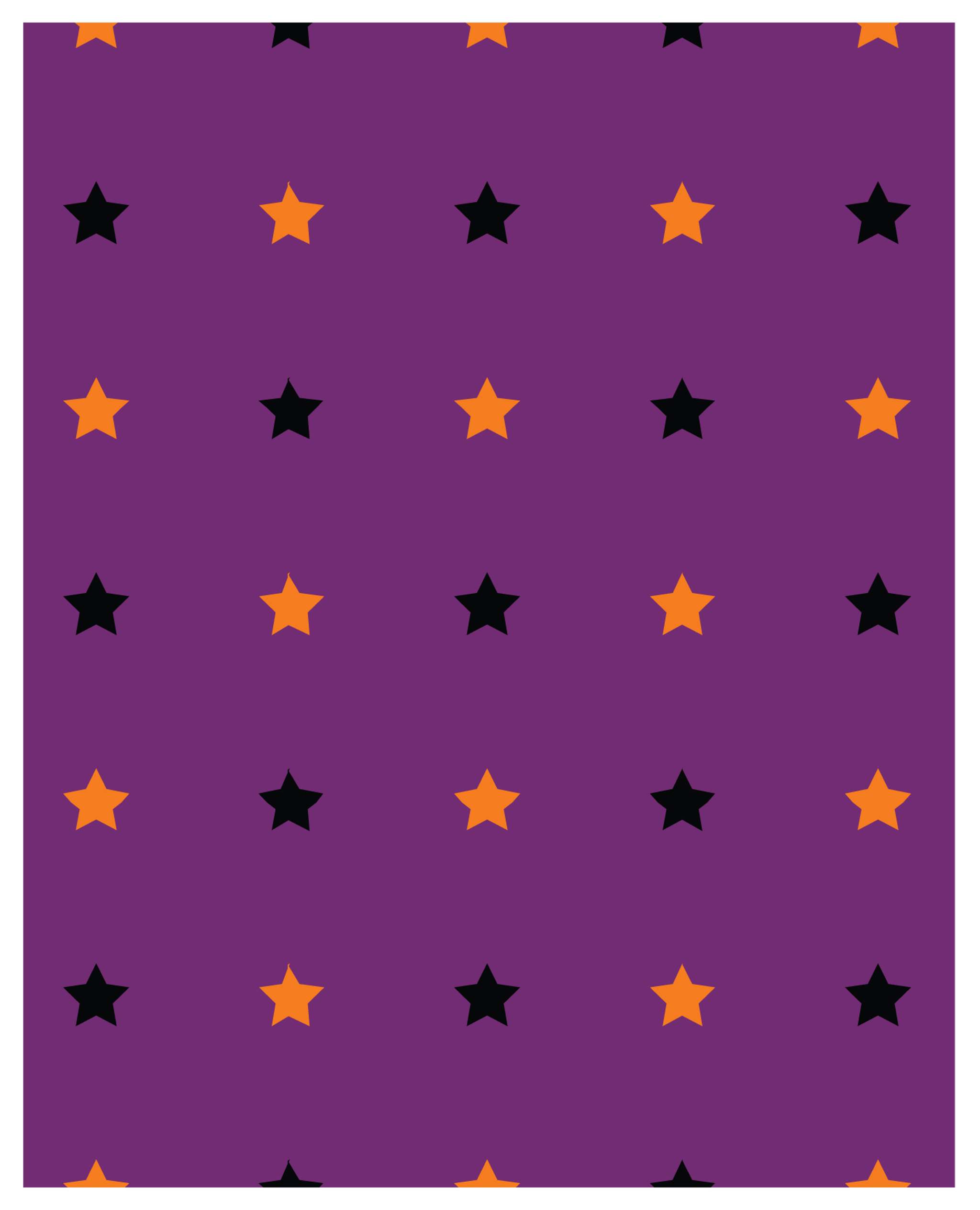 Halloween Star Pattern