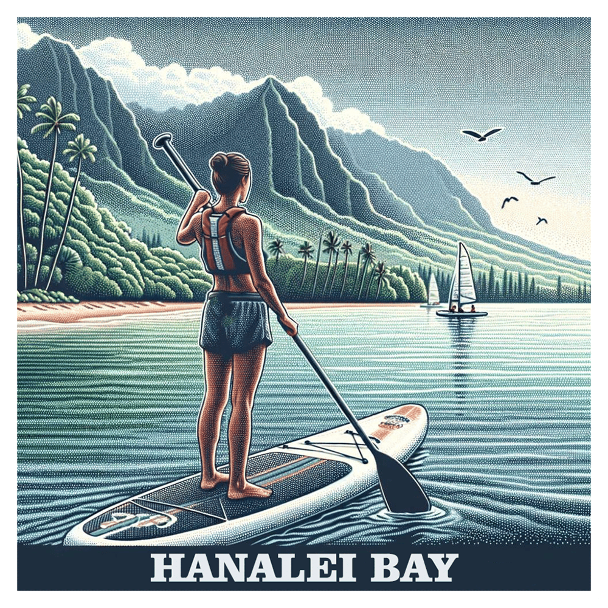 Hawaii, Hanalei Bay