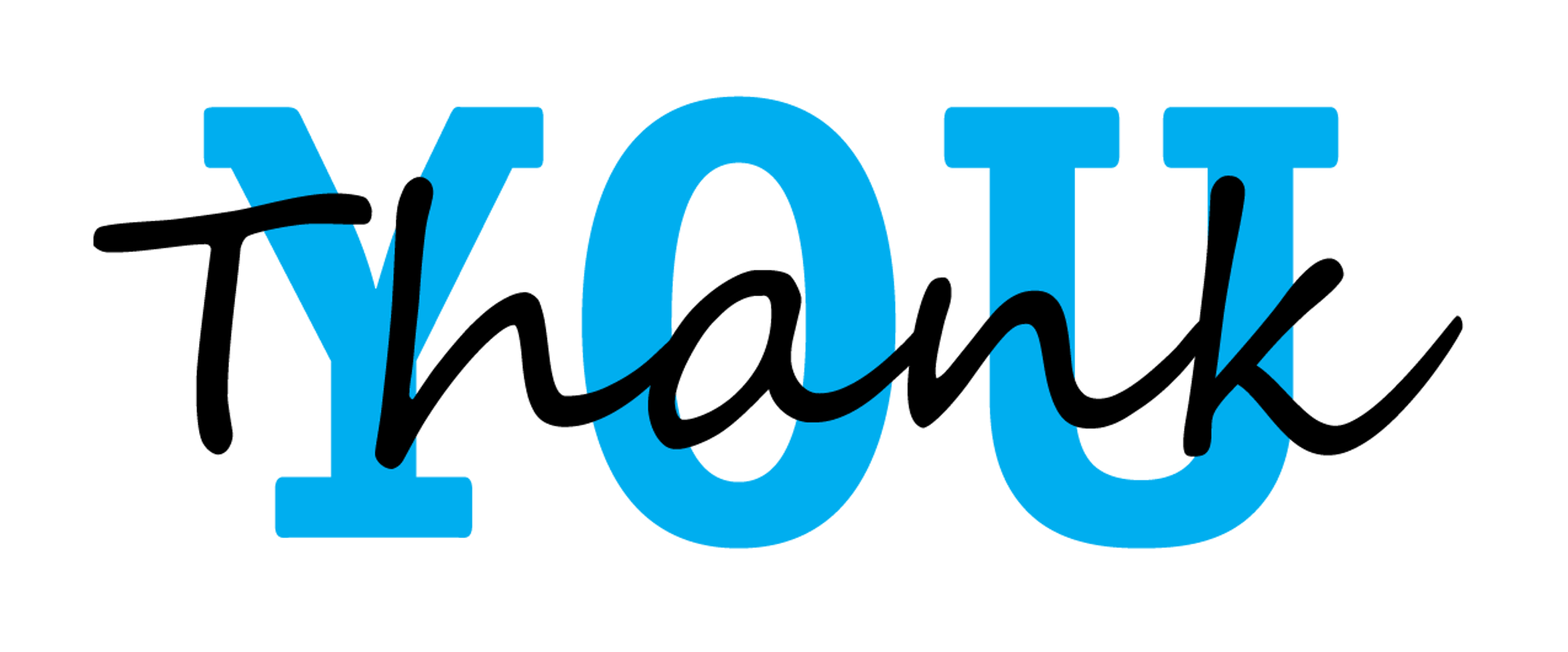 Blue Thank You