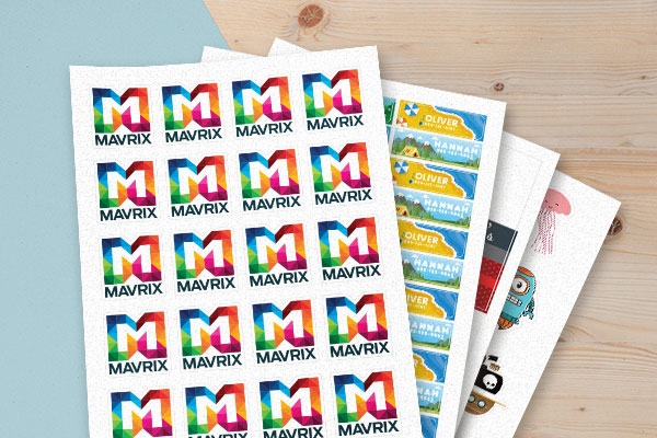 Custom vinyl sticker pages