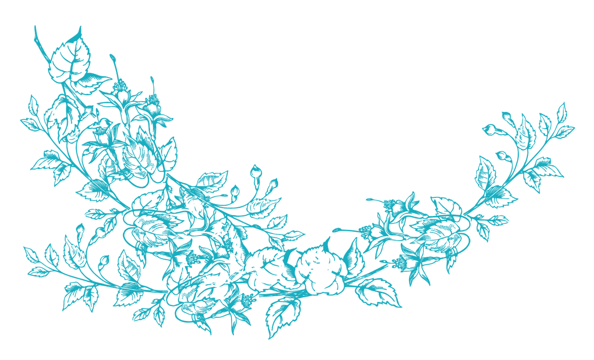 Blue Flower Branch