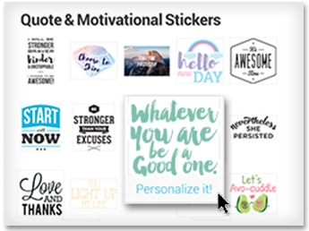 Create Stickers Step 1