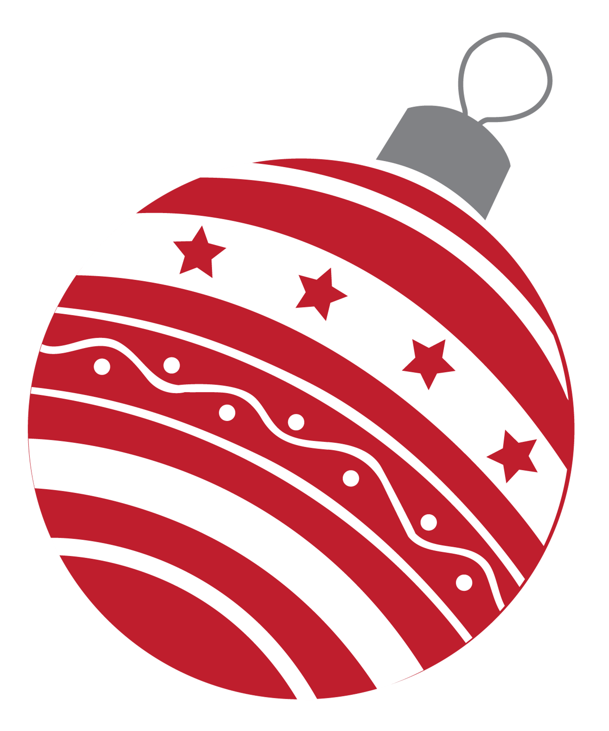 Tilted Christmas Ornament