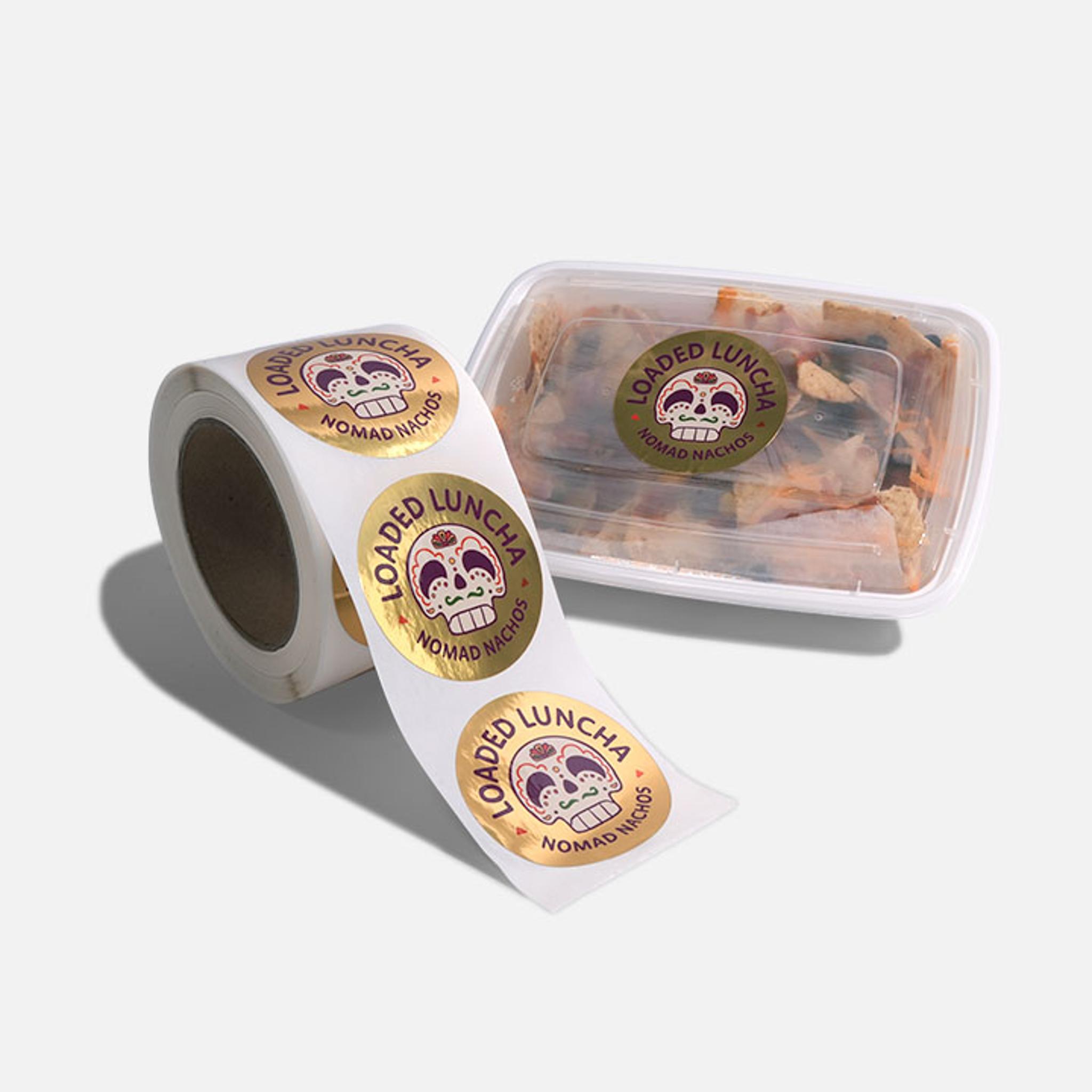 Custom Gold Foil Labels