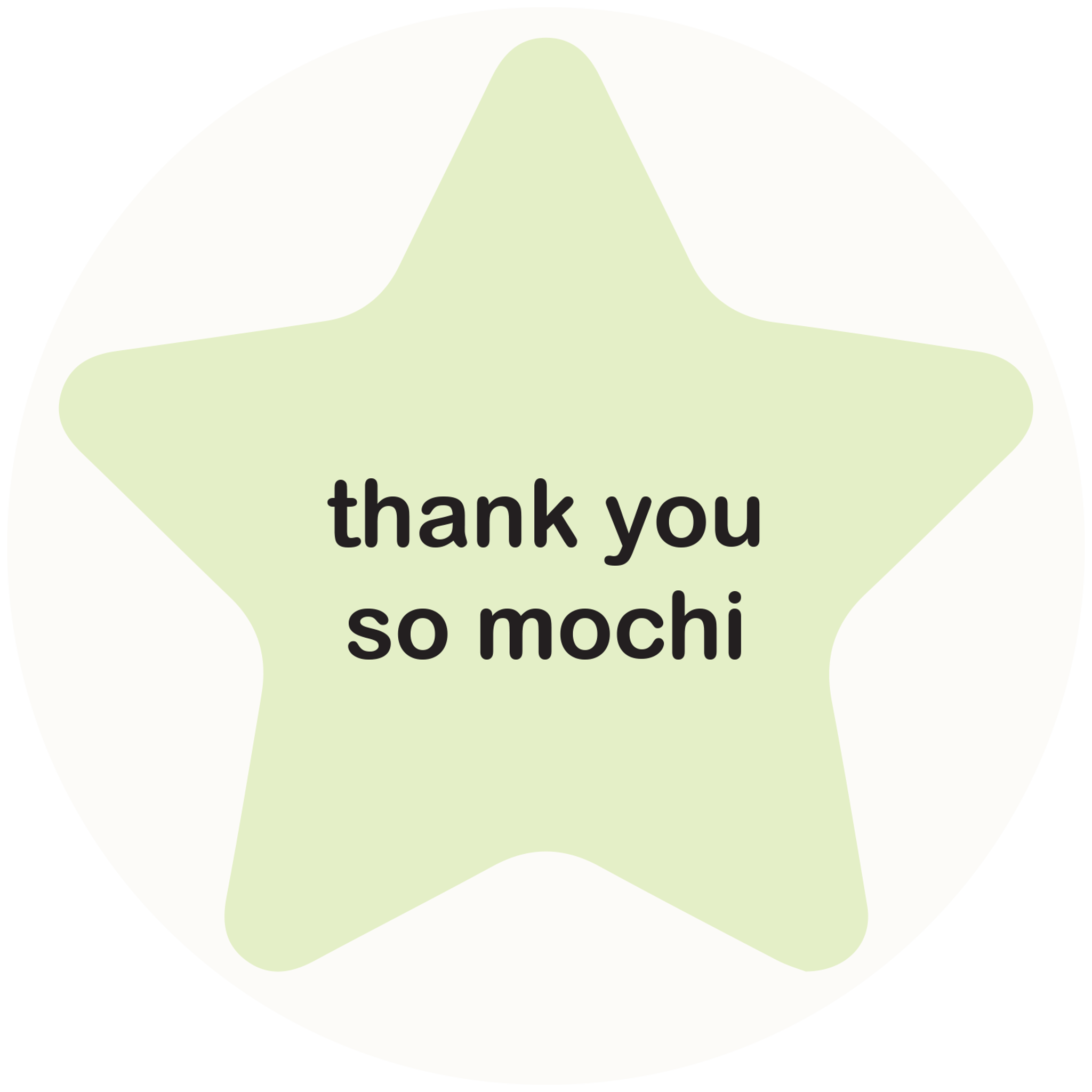 Thank You Mochi Star