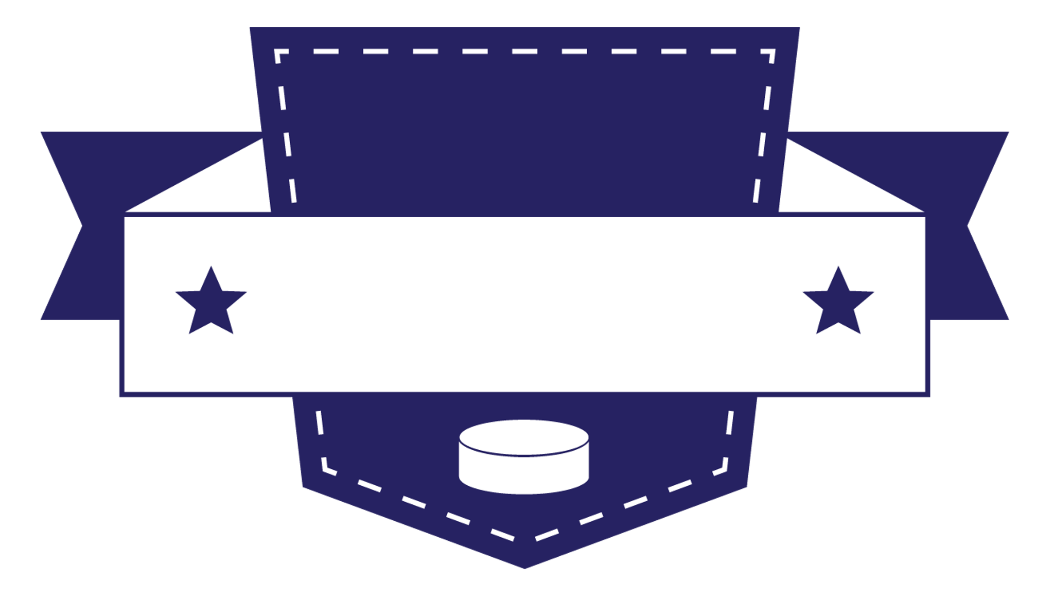Hockey Puck - Sheild Banner