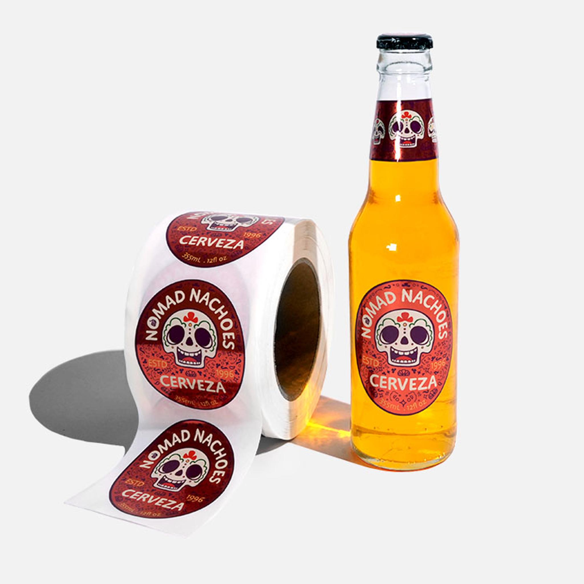 Colored Foil Roll Labels