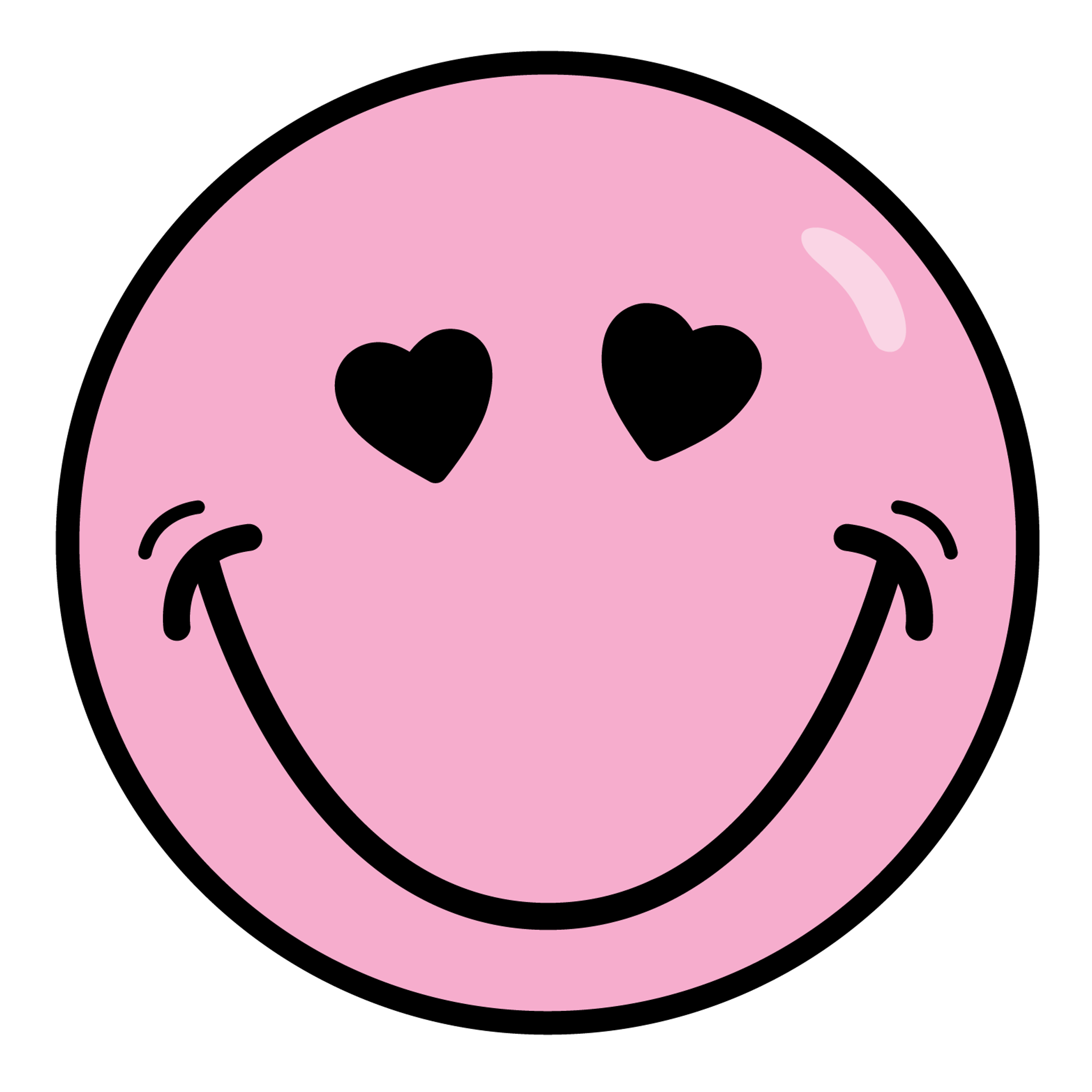 Smiley Love Heart Eyes Emojij