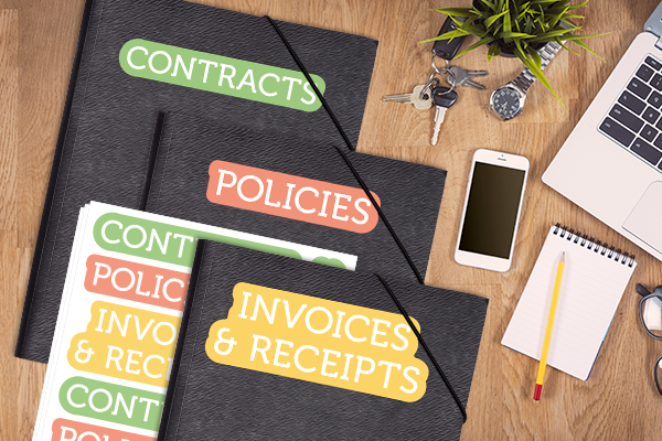 Keep track of your important documents and files