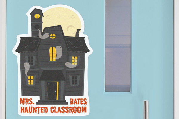 Add some haunted vibes with decals