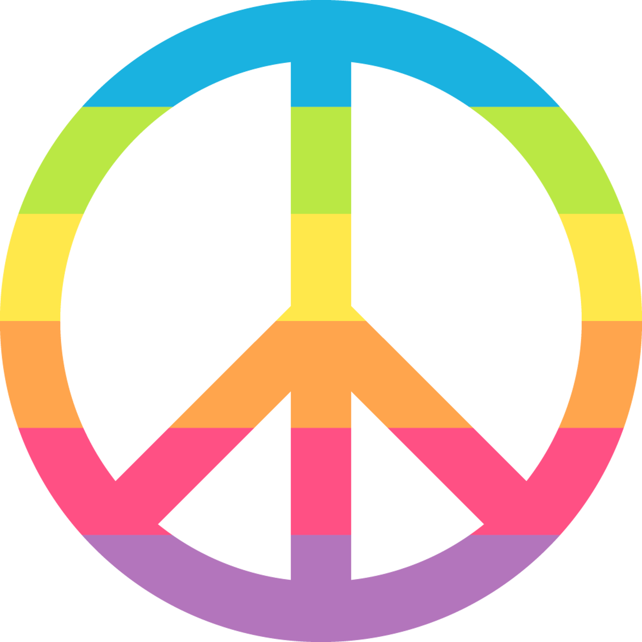 Rainbow Peace Sign