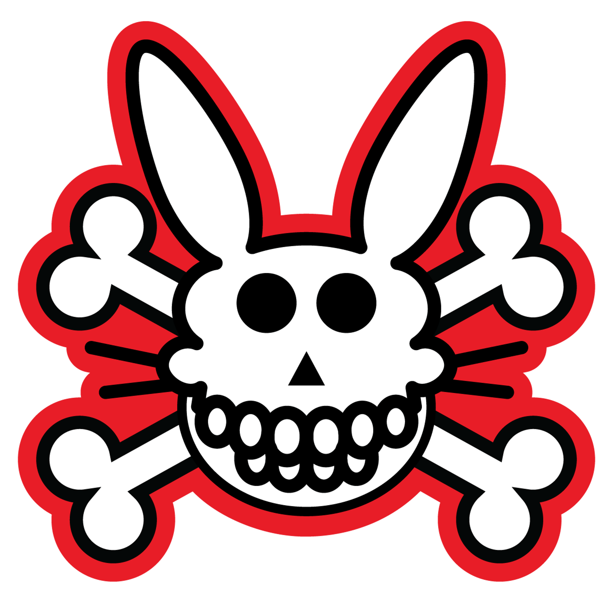 Bunny Skull and Crossbones