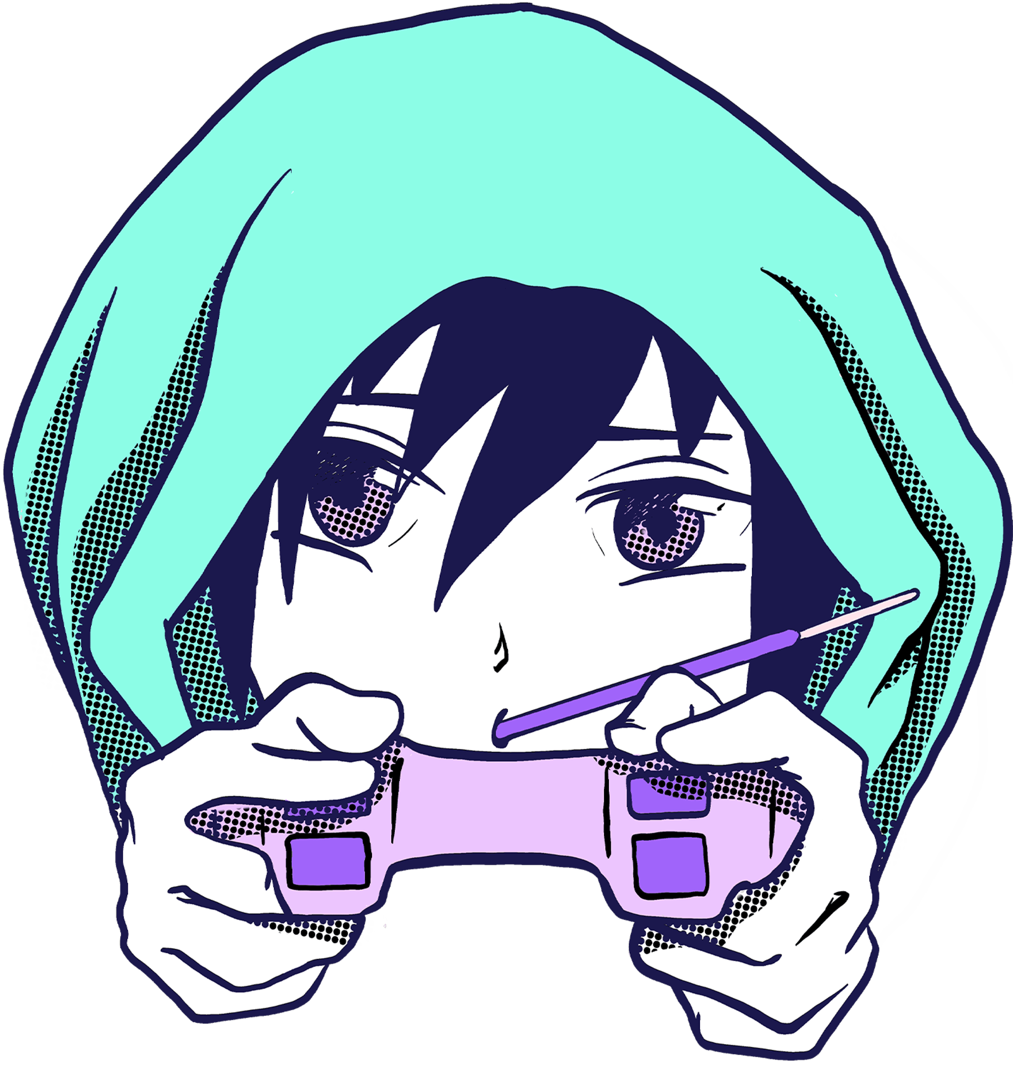 Hooded Gamer 2