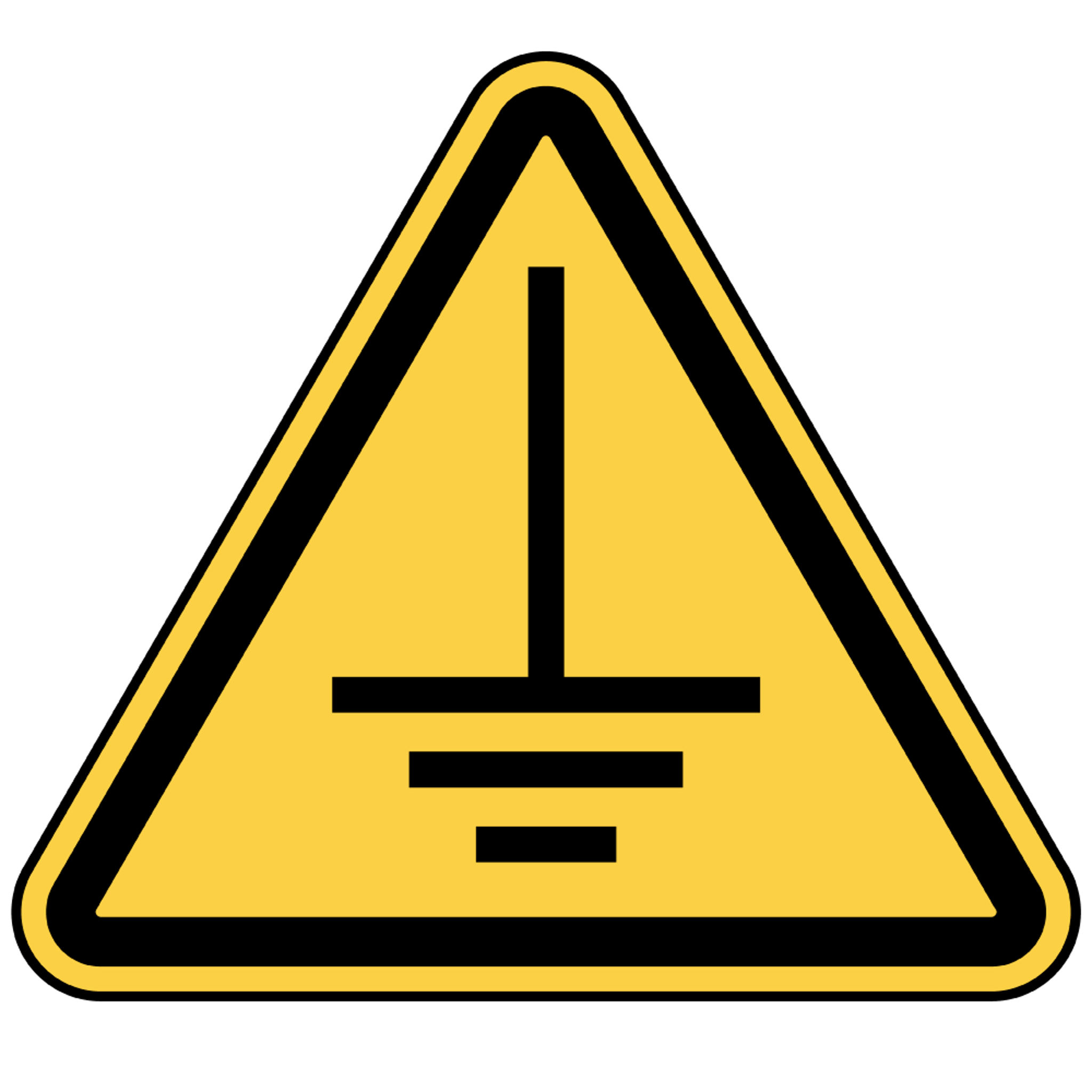 Warning Electric Ground Hazard