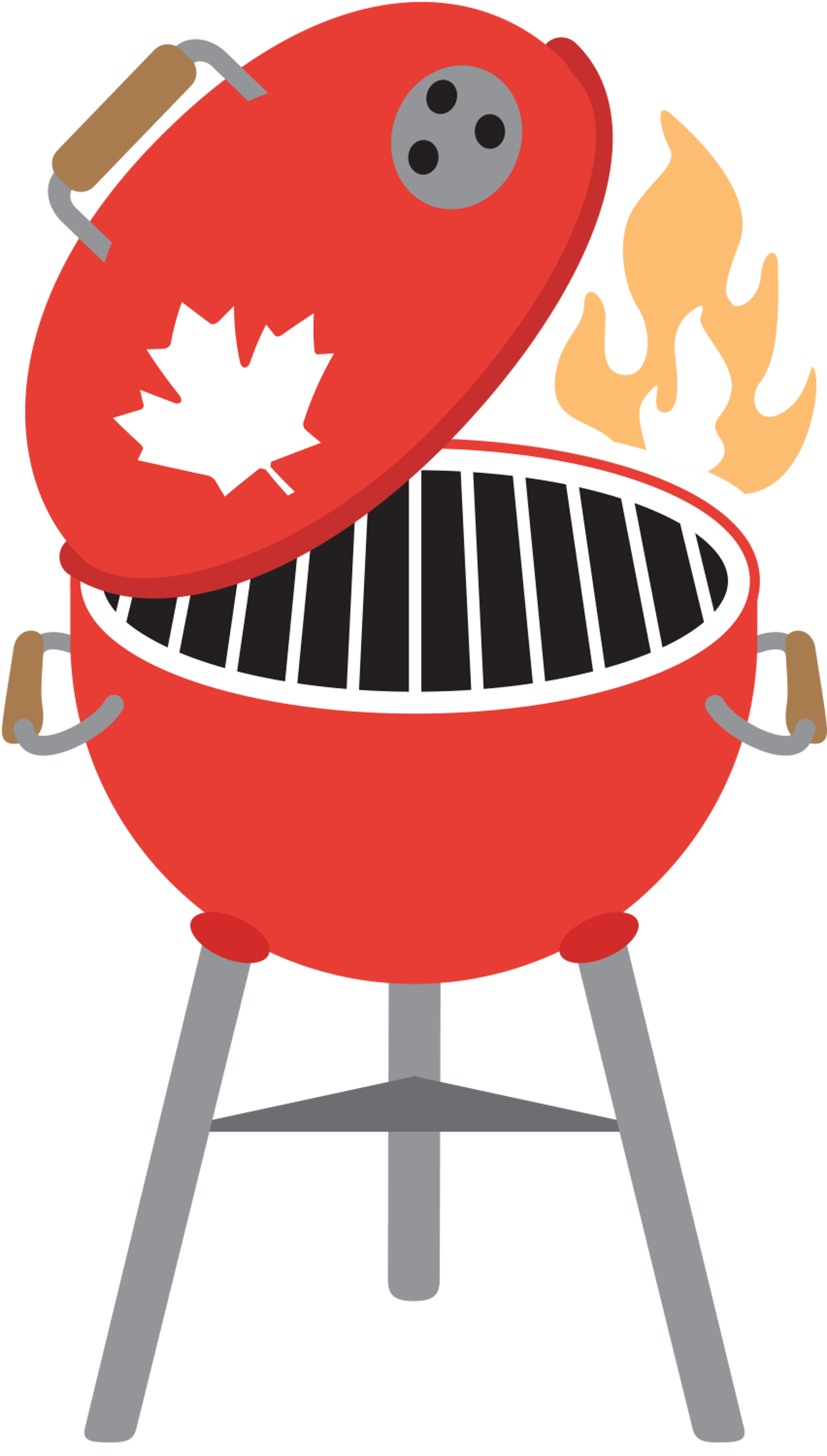 Canada BBQ Grill Flame