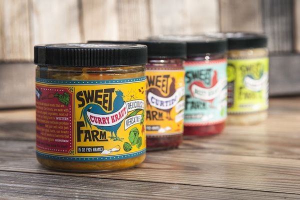 Colorful custom jar labels