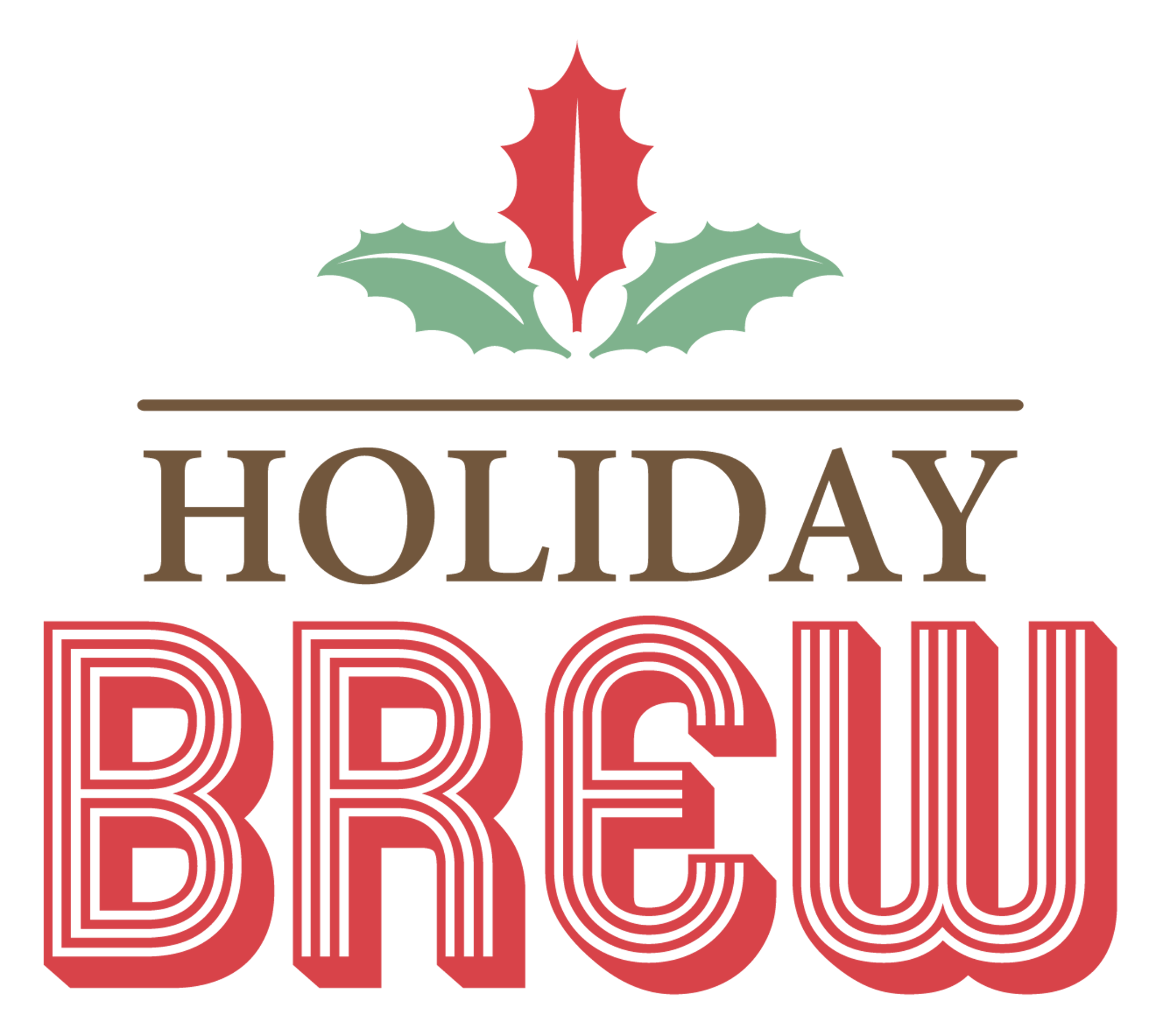 Holiday Brew Christmas Label