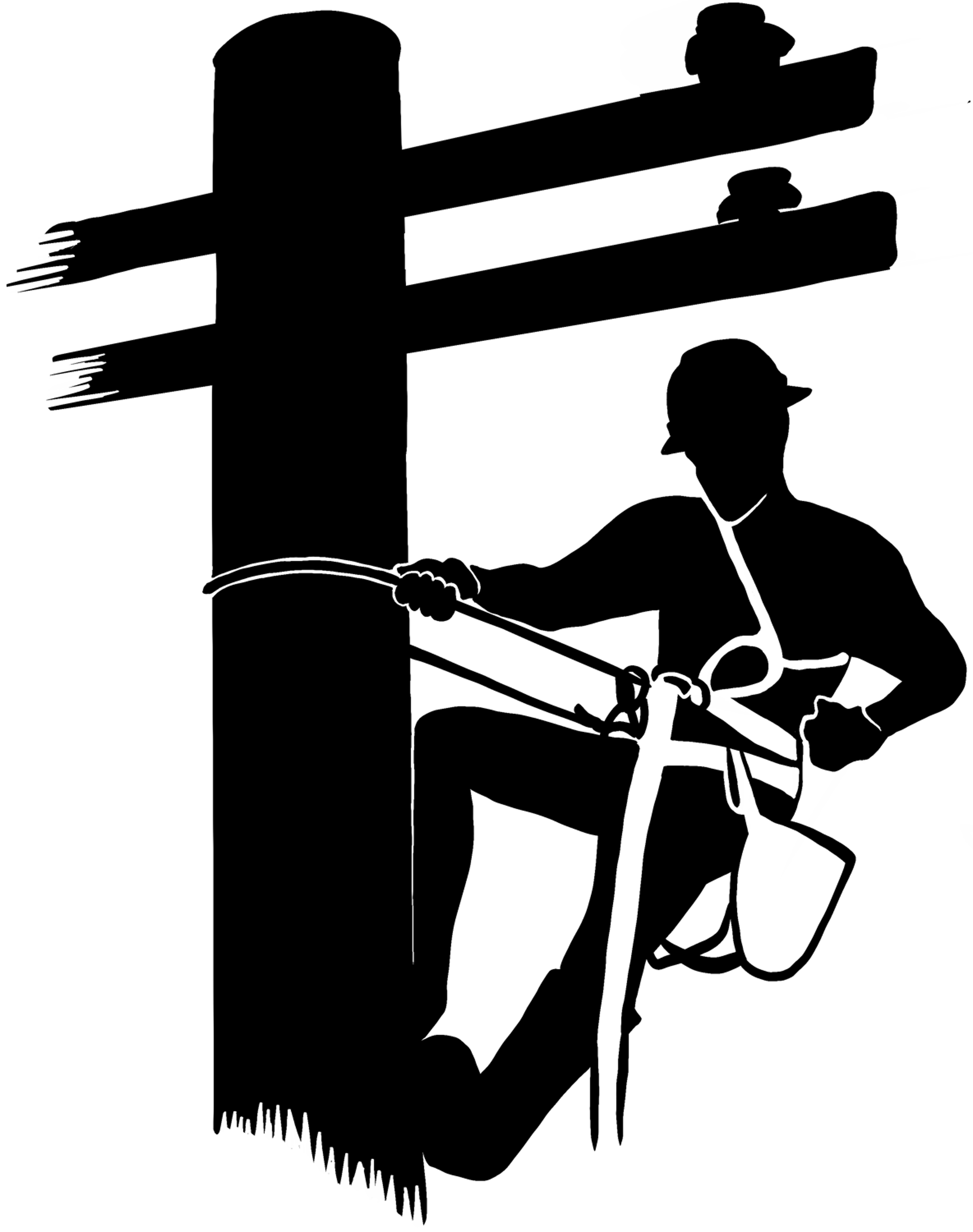 Linemen Silhouette 8