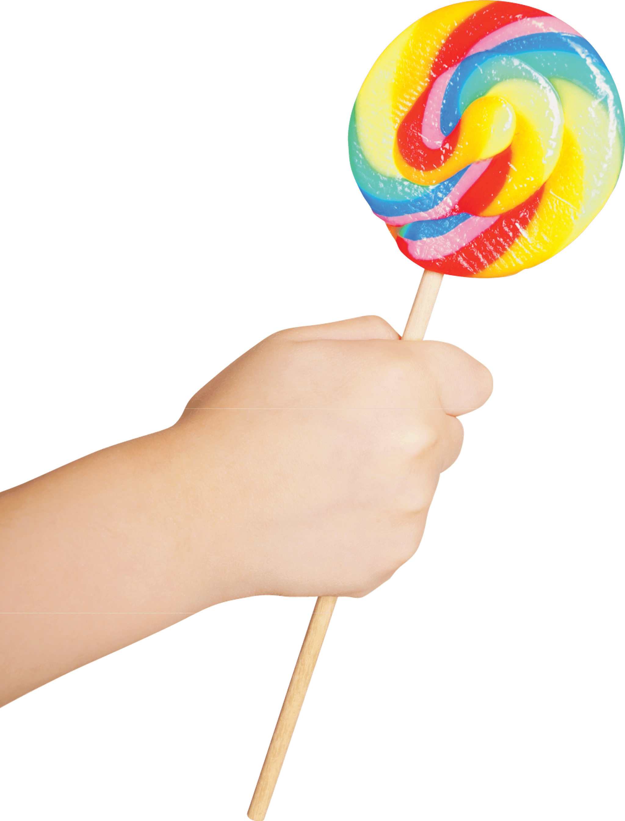 Rainbow Lollypop Candy