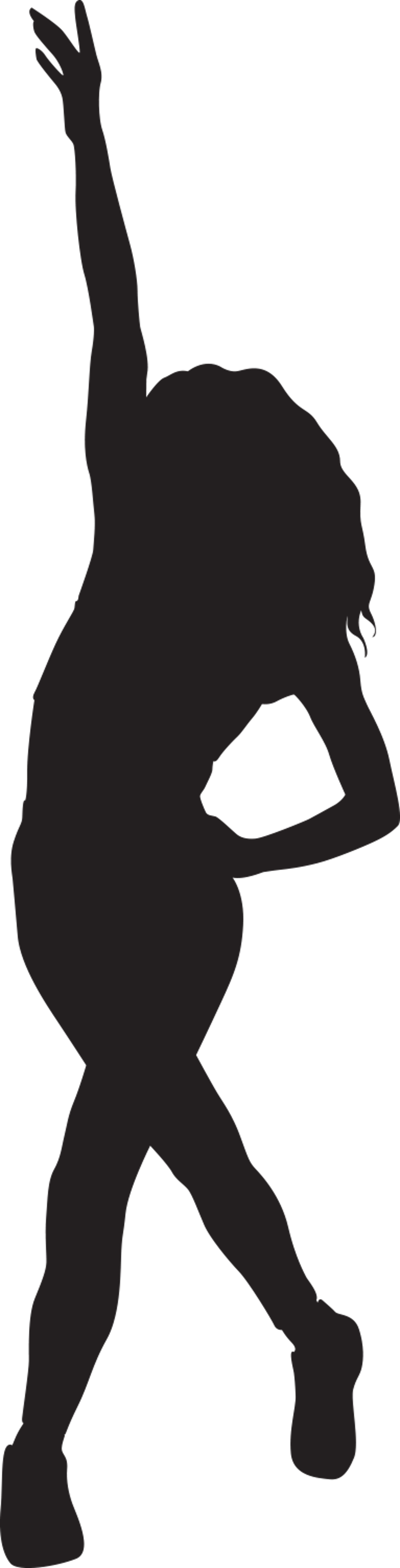 Modern Dancer Silhouette