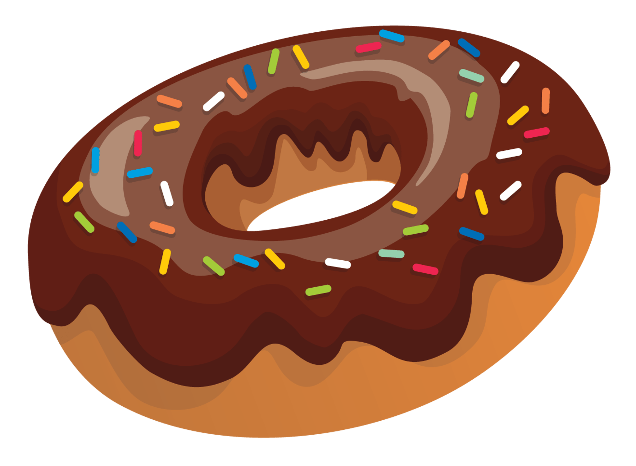 Donut Chocolate Sprinkle