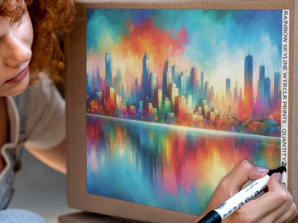 Oversized Print Labels