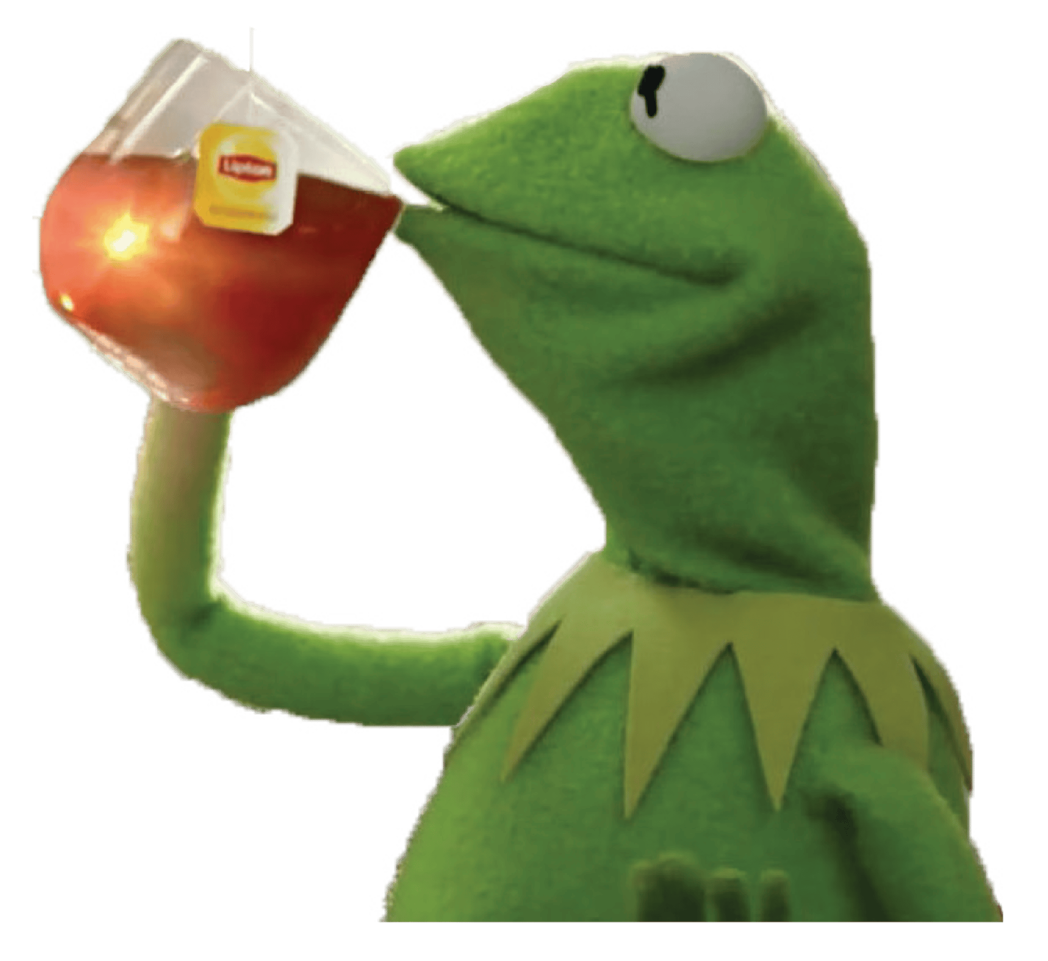 Funny Kermit Sips Tea Meme