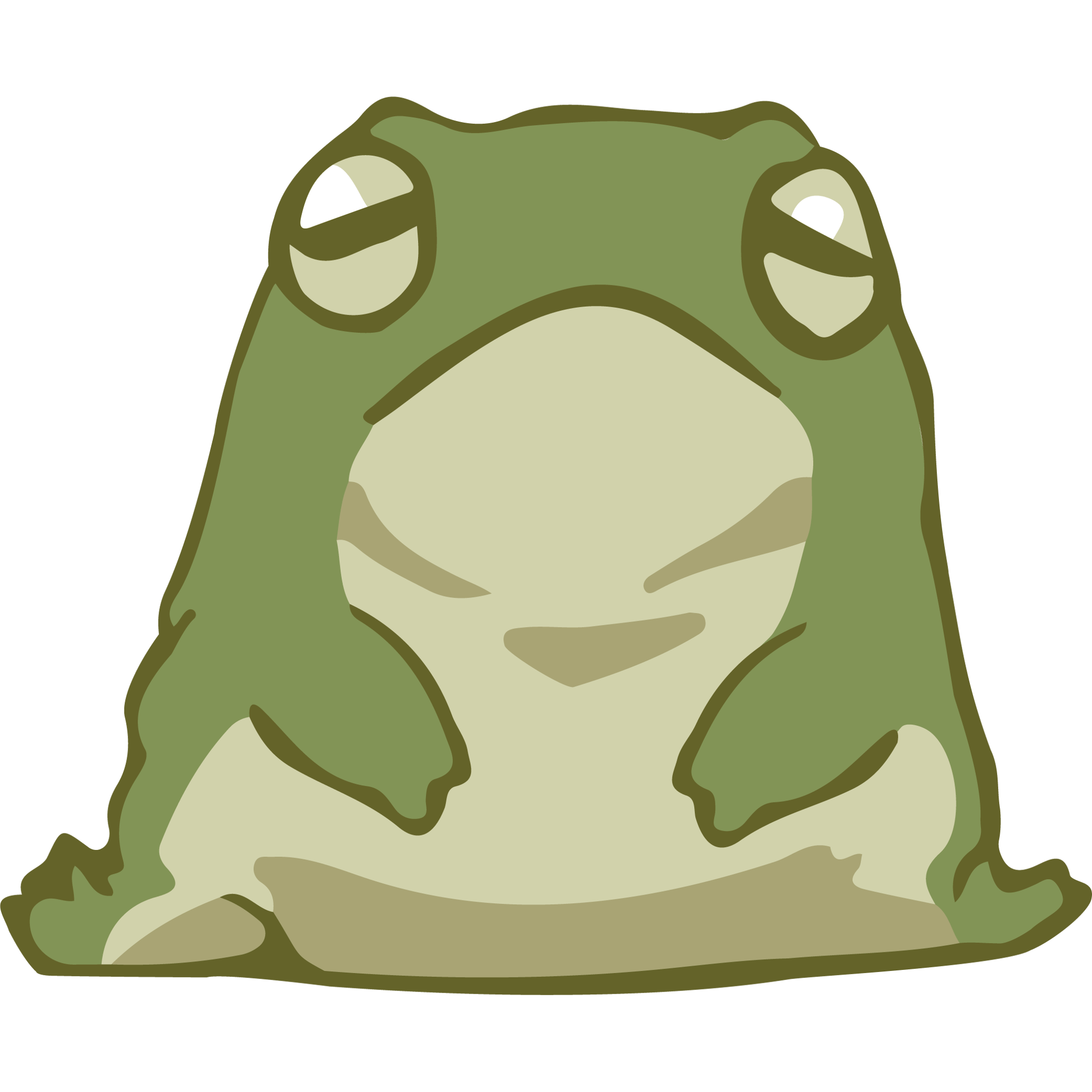 Sitting Frog