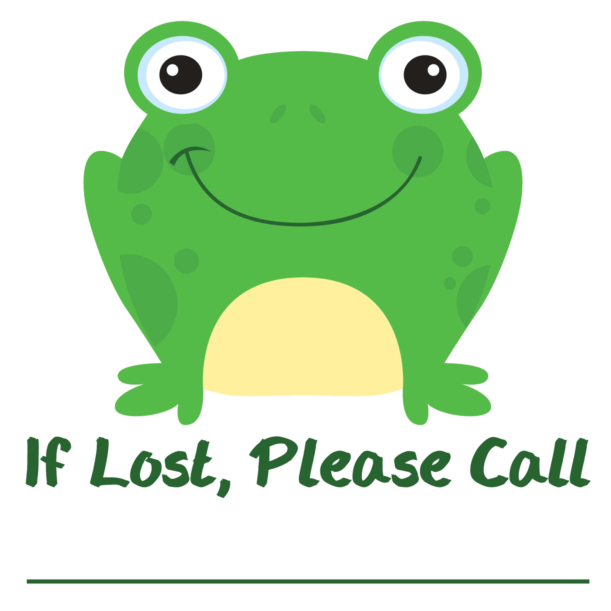 Cute Frog If- Lost