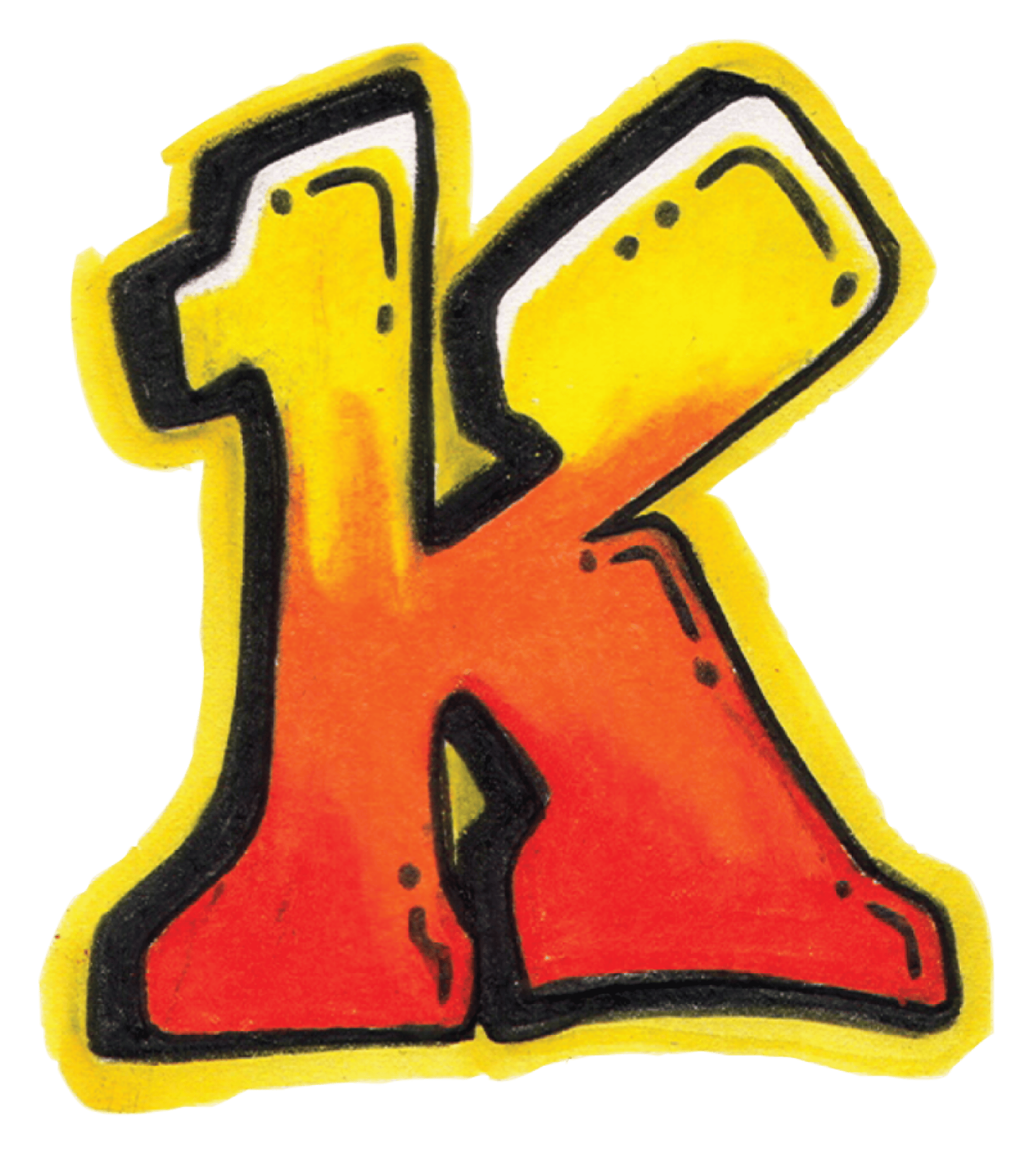 Graffiti Letter K