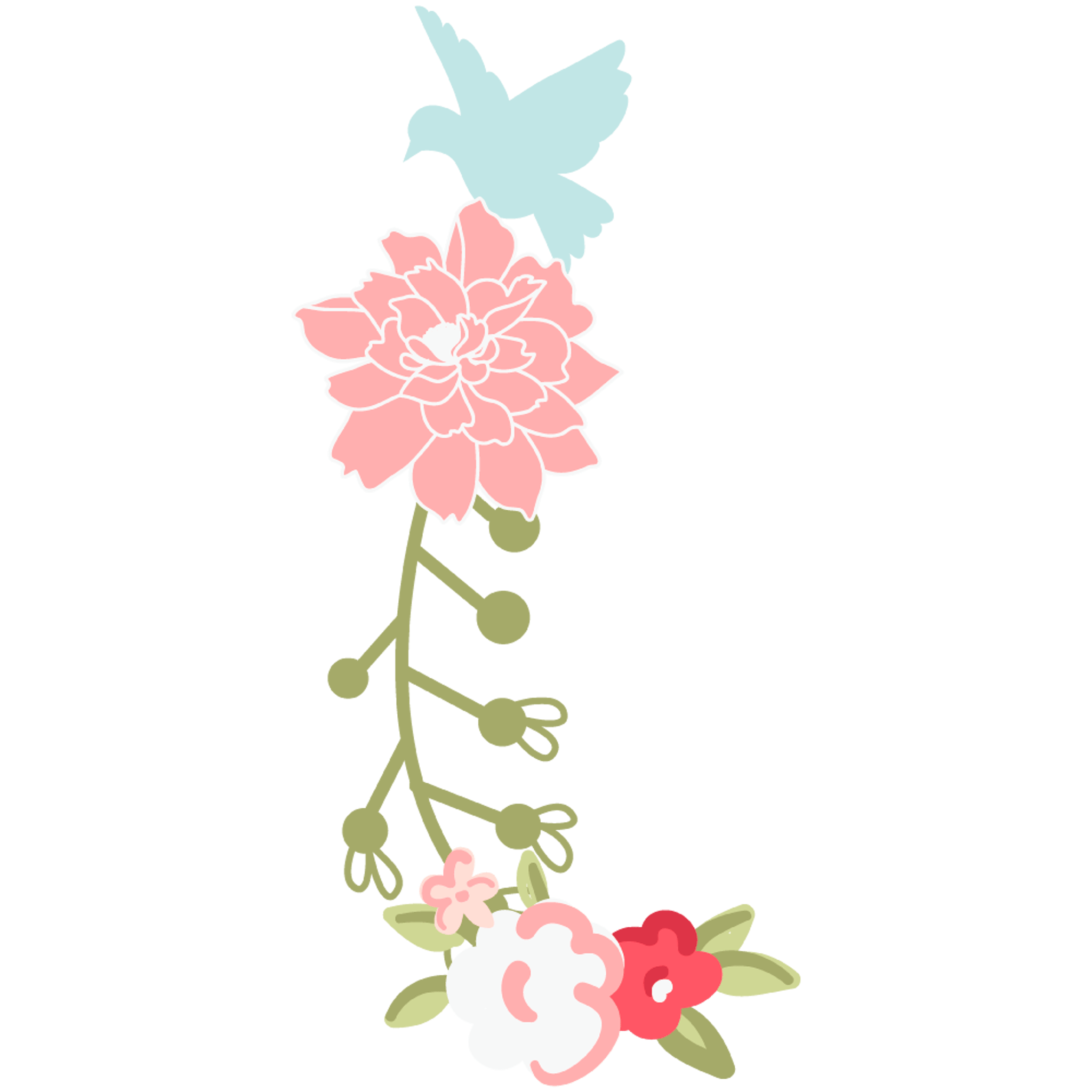 Letter L Flower