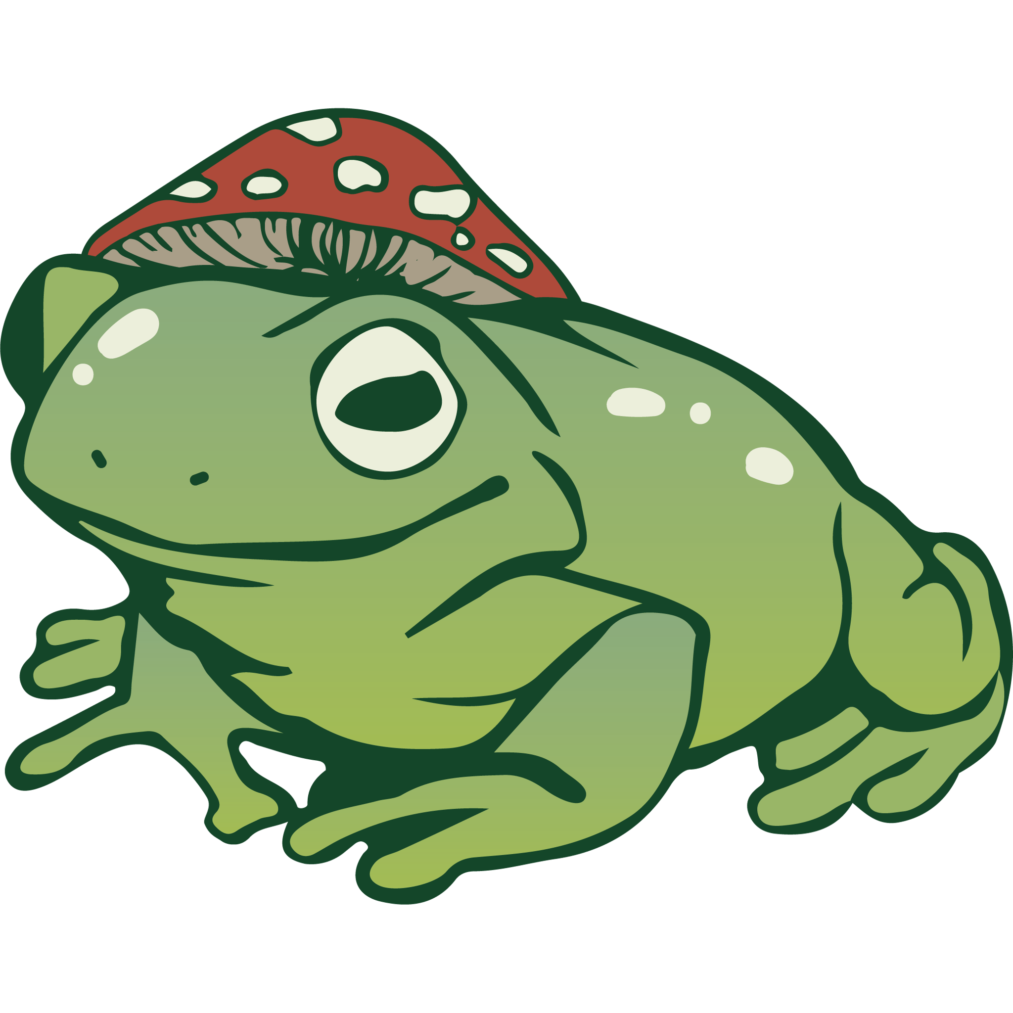 Frog and Mushroom Hat
