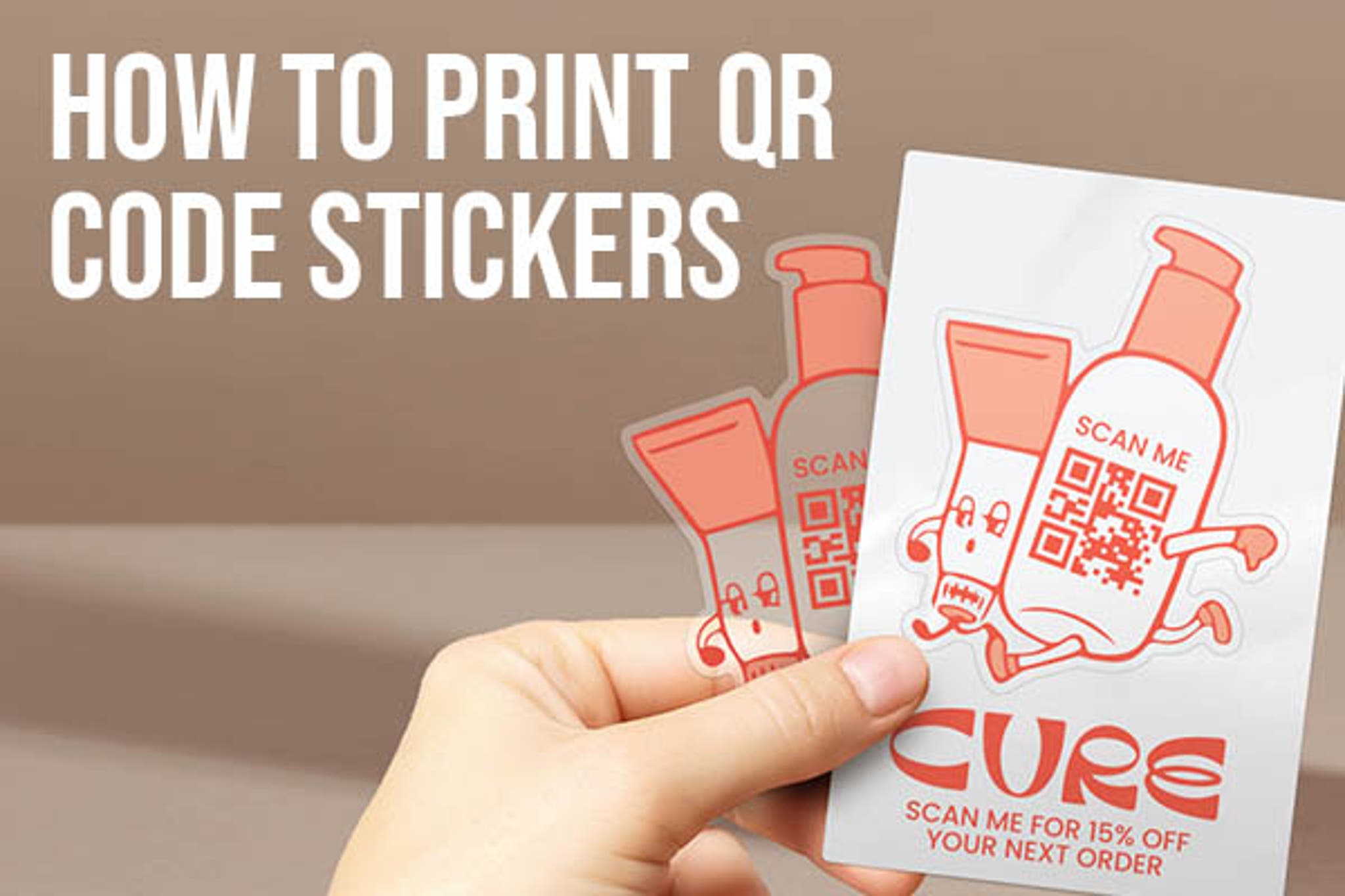 How to Print QR Code Stickers