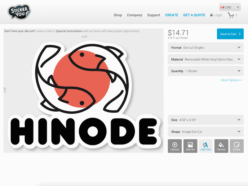 Creating your own artwork online