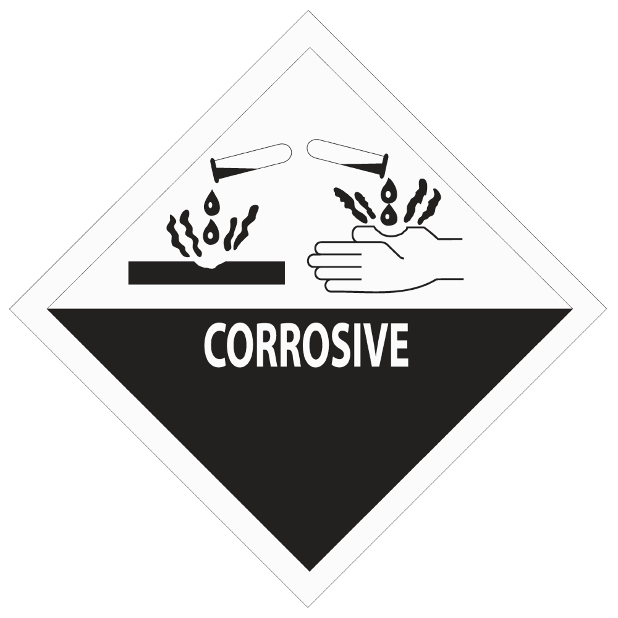 Warning Corrosive