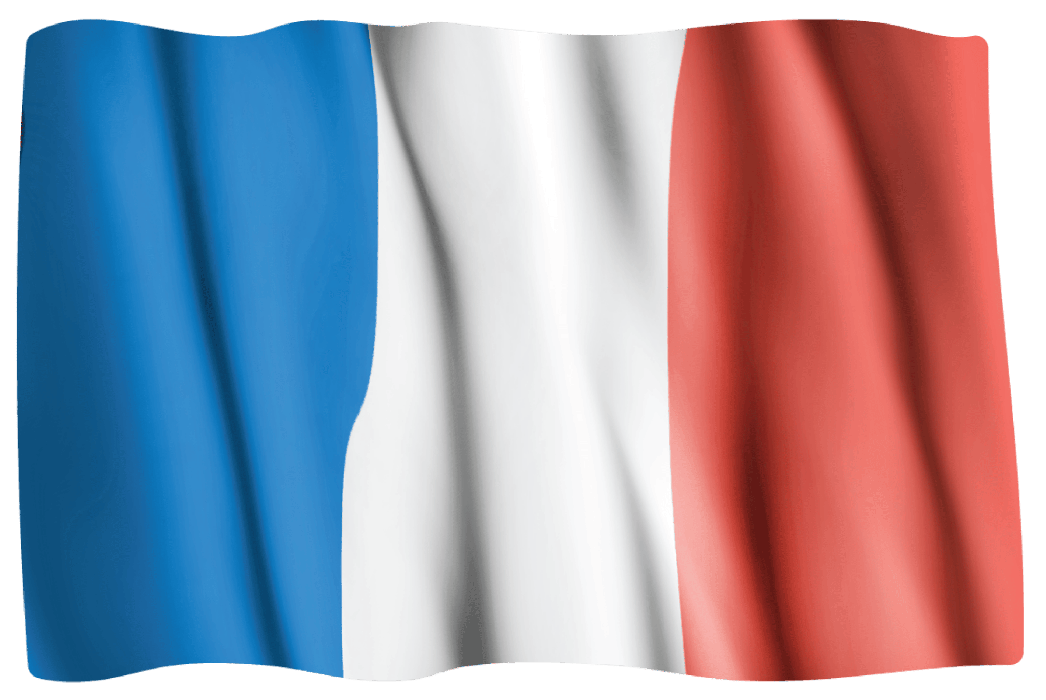 Flag of France Waving