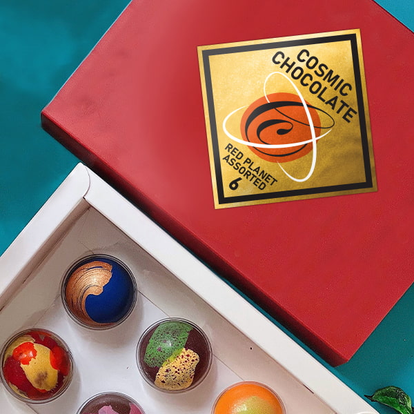 Warm toned gold labels - rich, royal, decadent