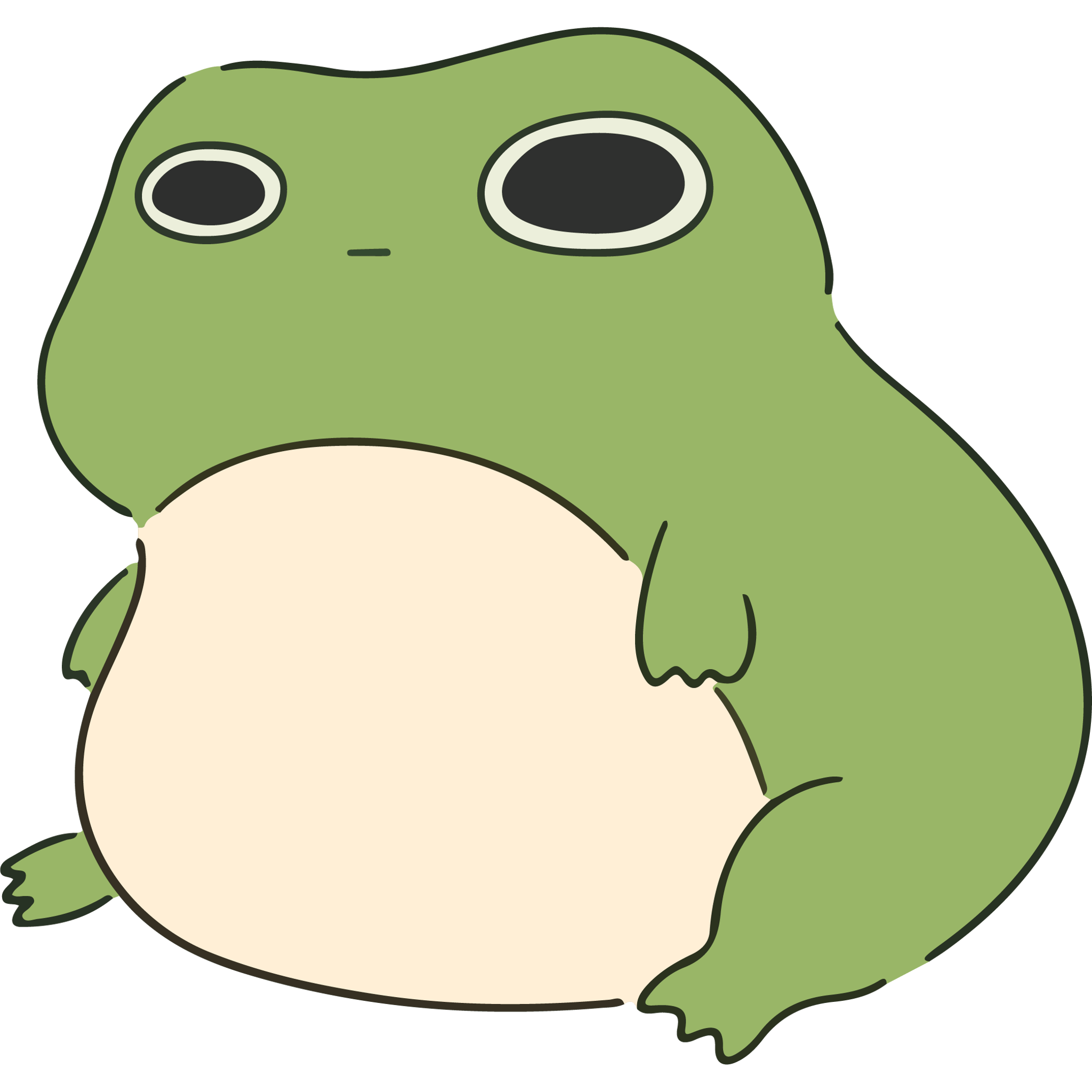 Deadpan Frog