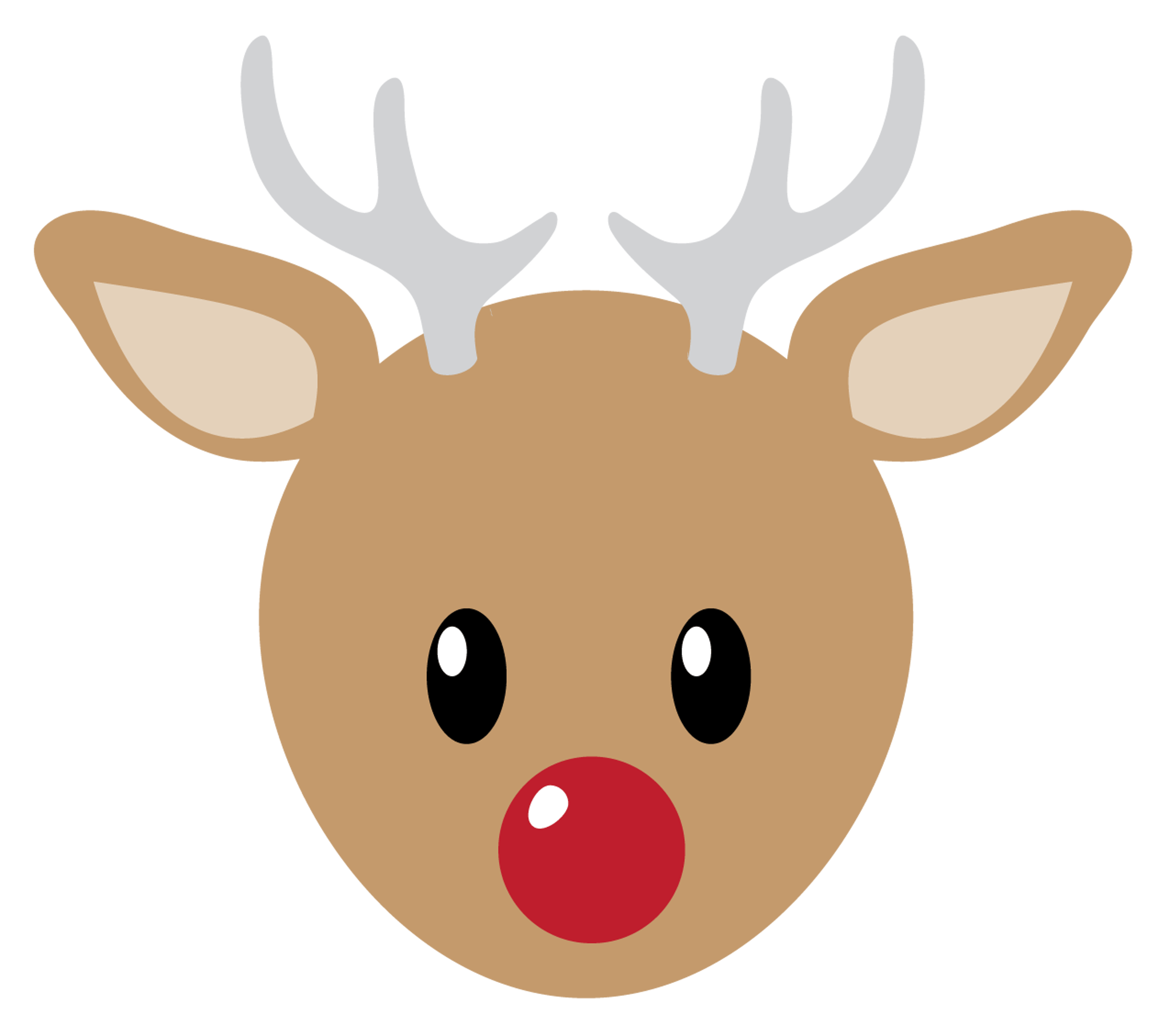 Baby Christmas Rudolph Head
