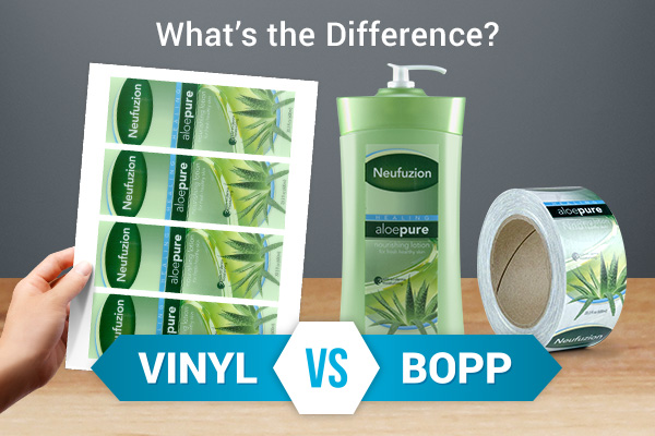 Removable vinyl vs. BOPP - What's the difference?